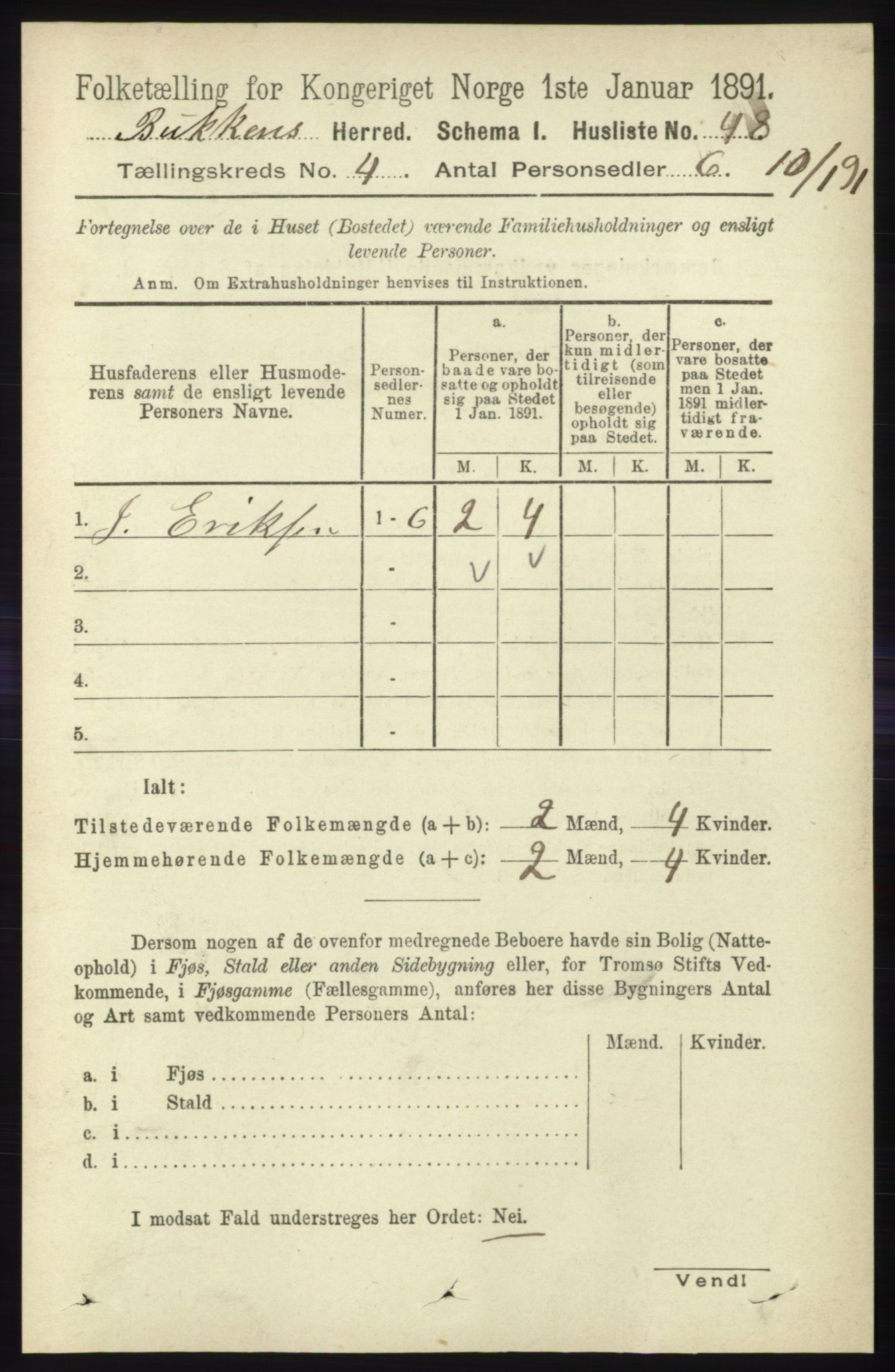 RA, Folketelling 1891 for 1145 Bokn herred, 1891, s. 856