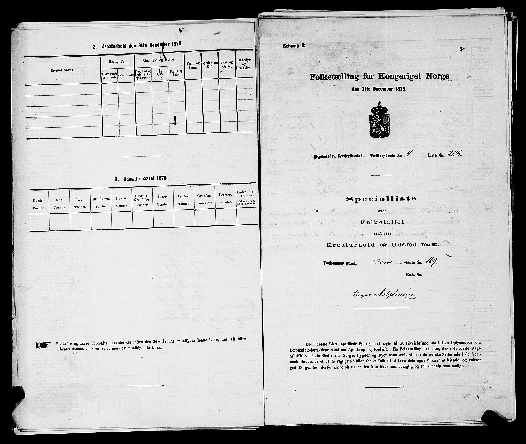 RA, Folketelling 1875 for 0103B Fredrikstad prestegjeld, Fredrikstad kjøpstad, 1875, s. 684