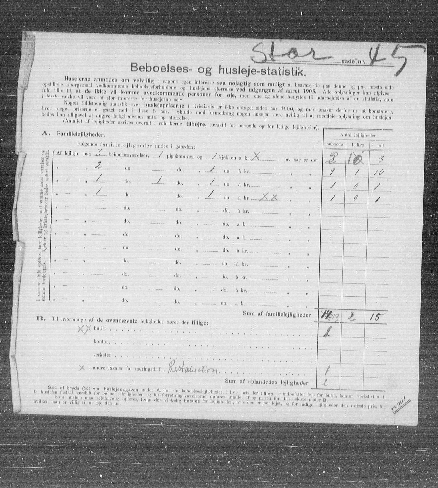 OBA, Kommunal folketelling 31.12.1905 for Kristiania kjøpstad, 1905, s. 53803