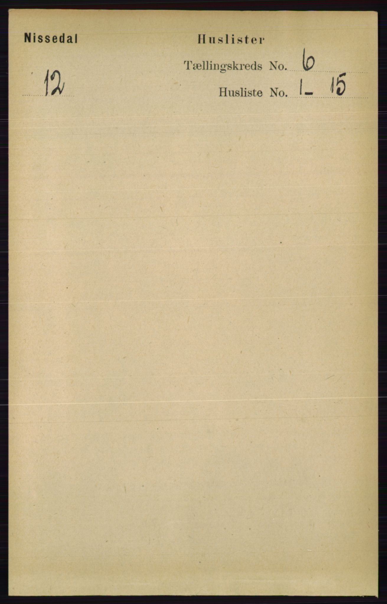 RA, Folketelling 1891 for 0830 Nissedal herred, 1891, s. 1314