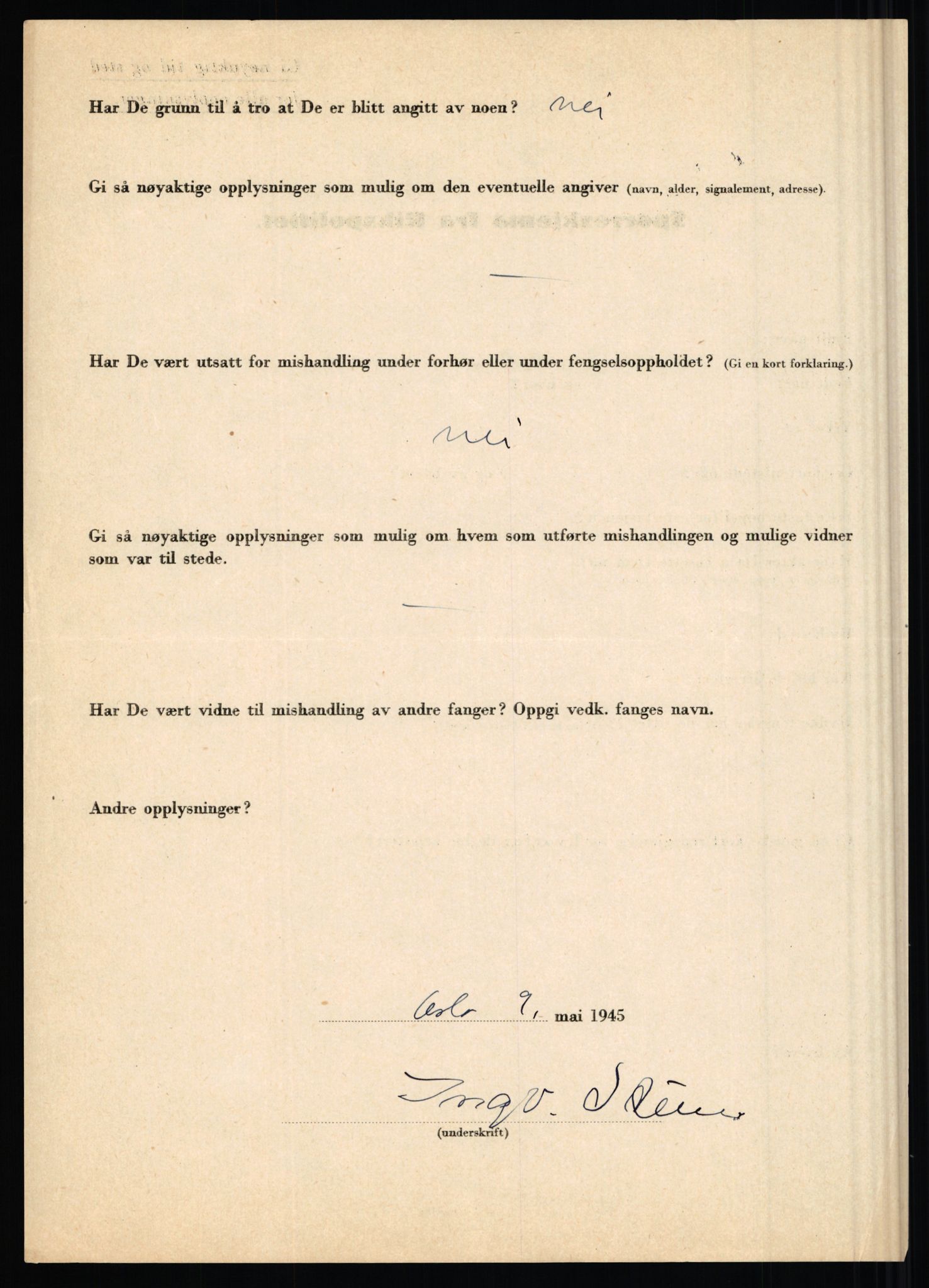 Rikspolitisjefen, AV/RA-S-1560/L/L0016: Sti, Lauritz - Tettum, Karl August, 1940-1945, s. 6