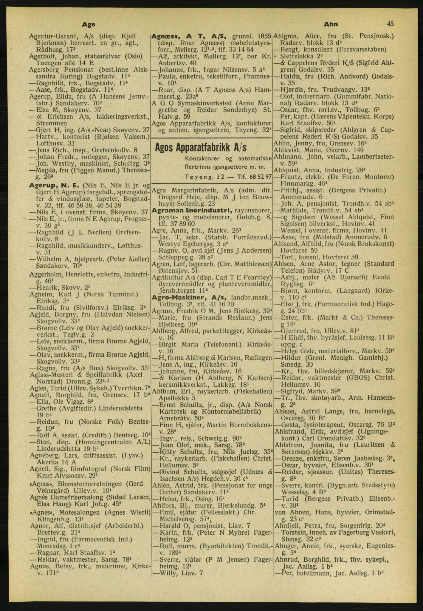 Kristiania/Oslo adressebok, PUBL/-, 1959-1960, s. 45