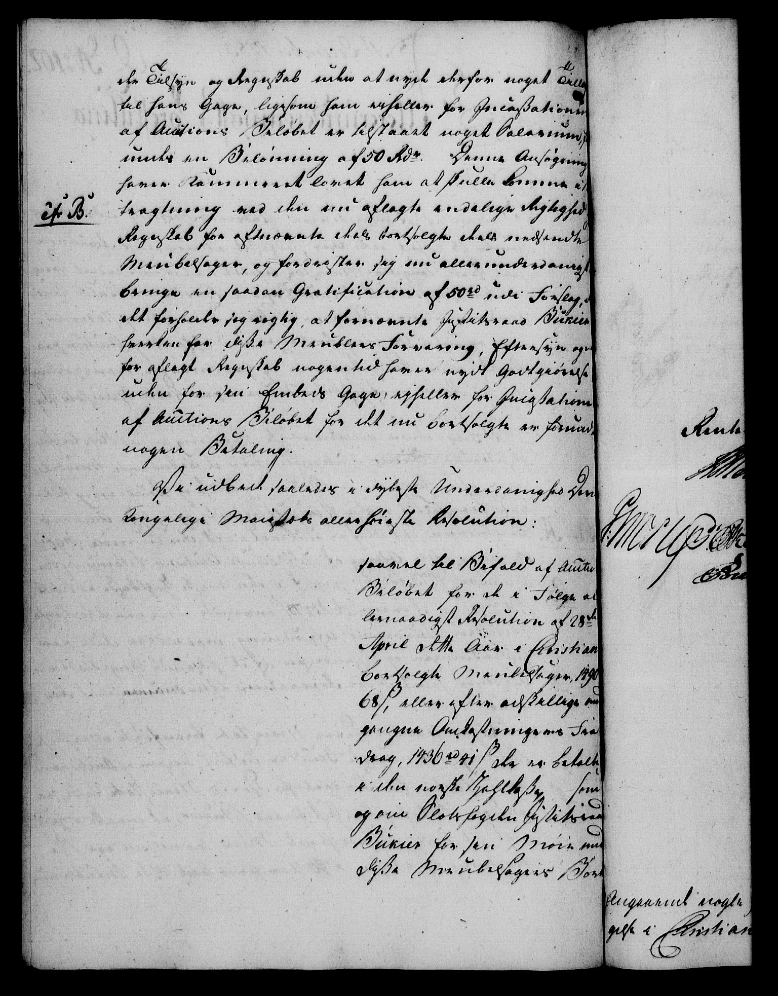 Rentekammeret, Kammerkanselliet, RA/EA-3111/G/Gf/Gfa/L0065: Norsk relasjons- og resolusjonsprotokoll (merket RK 52.65), 1783, s. 753