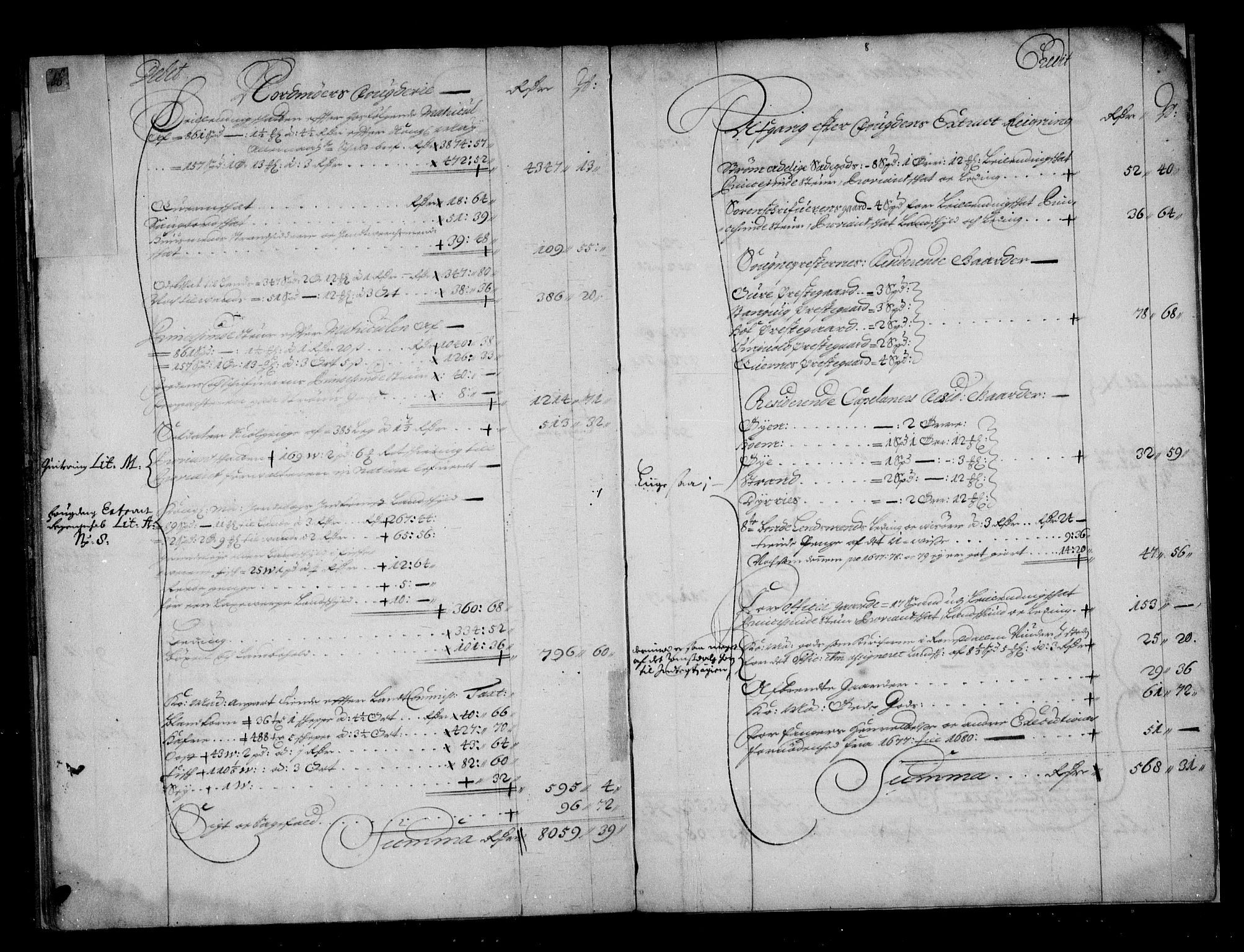 Rentekammeret inntil 1814, Reviderte regnskaper, Stiftamtstueregnskaper, Trondheim stiftamt og Nordland amt, AV/RA-EA-6044/R/Rg/L0087: Trondheim stiftamt og Nordland amt, 1680-1685