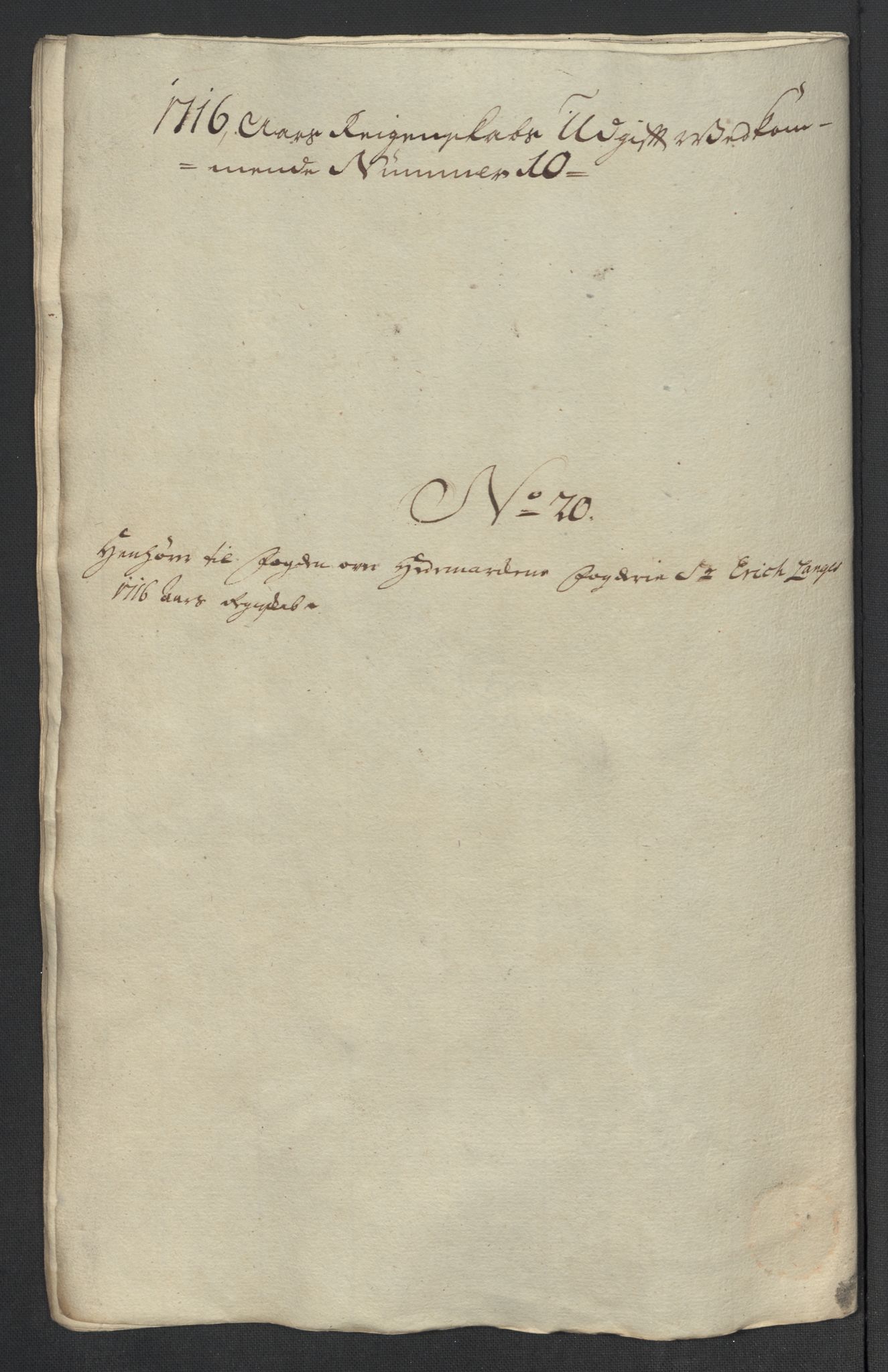 Rentekammeret inntil 1814, Reviderte regnskaper, Fogderegnskap, RA/EA-4092/R16/L1055: Fogderegnskap Hedmark, 1716, s. 365