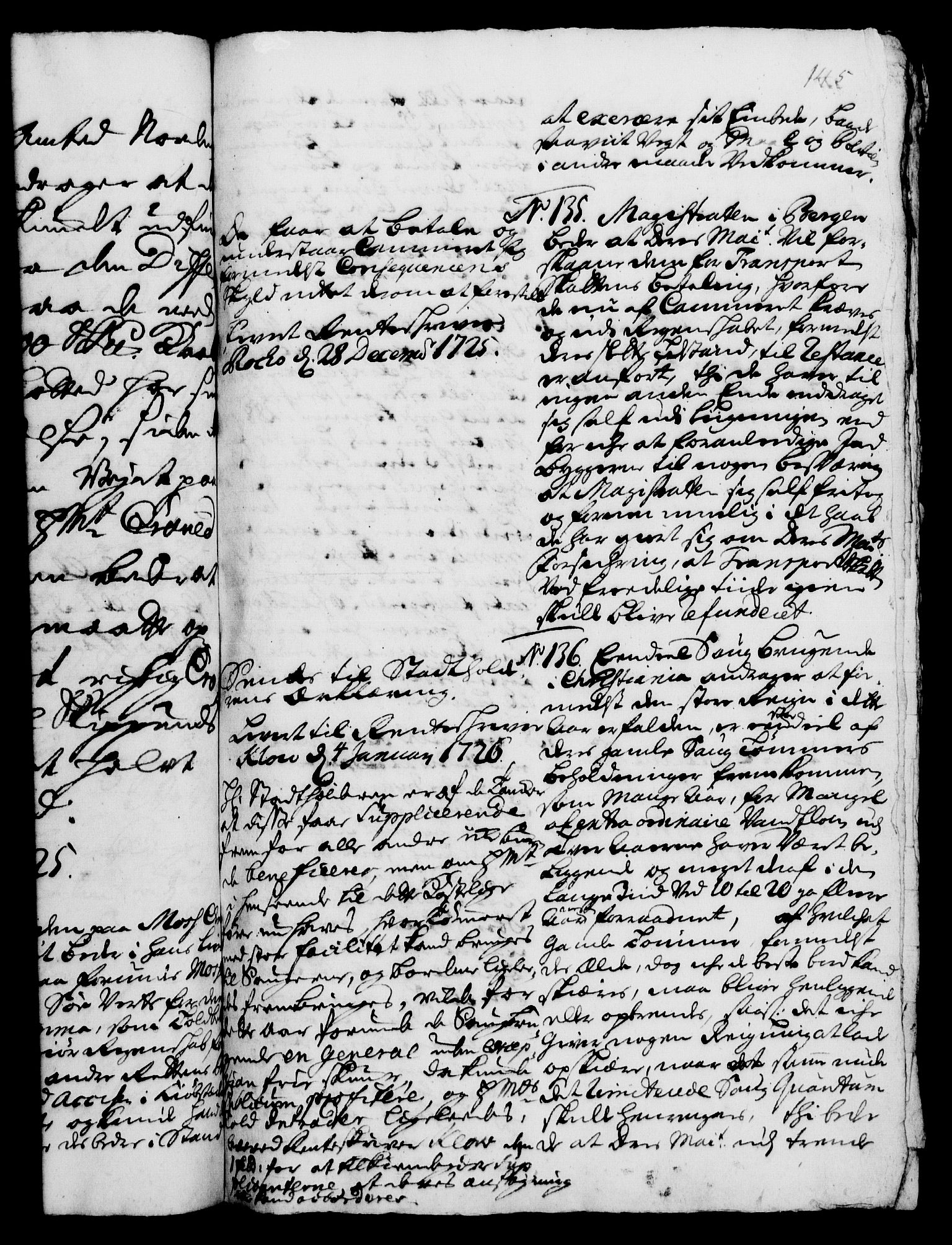 Rentekammeret, Kammerkanselliet, RA/EA-3111/G/Gh/Gha/L0008: Norsk ekstraktmemorialprotokoll (merket RK 53.53), 1725-1726, s. 145