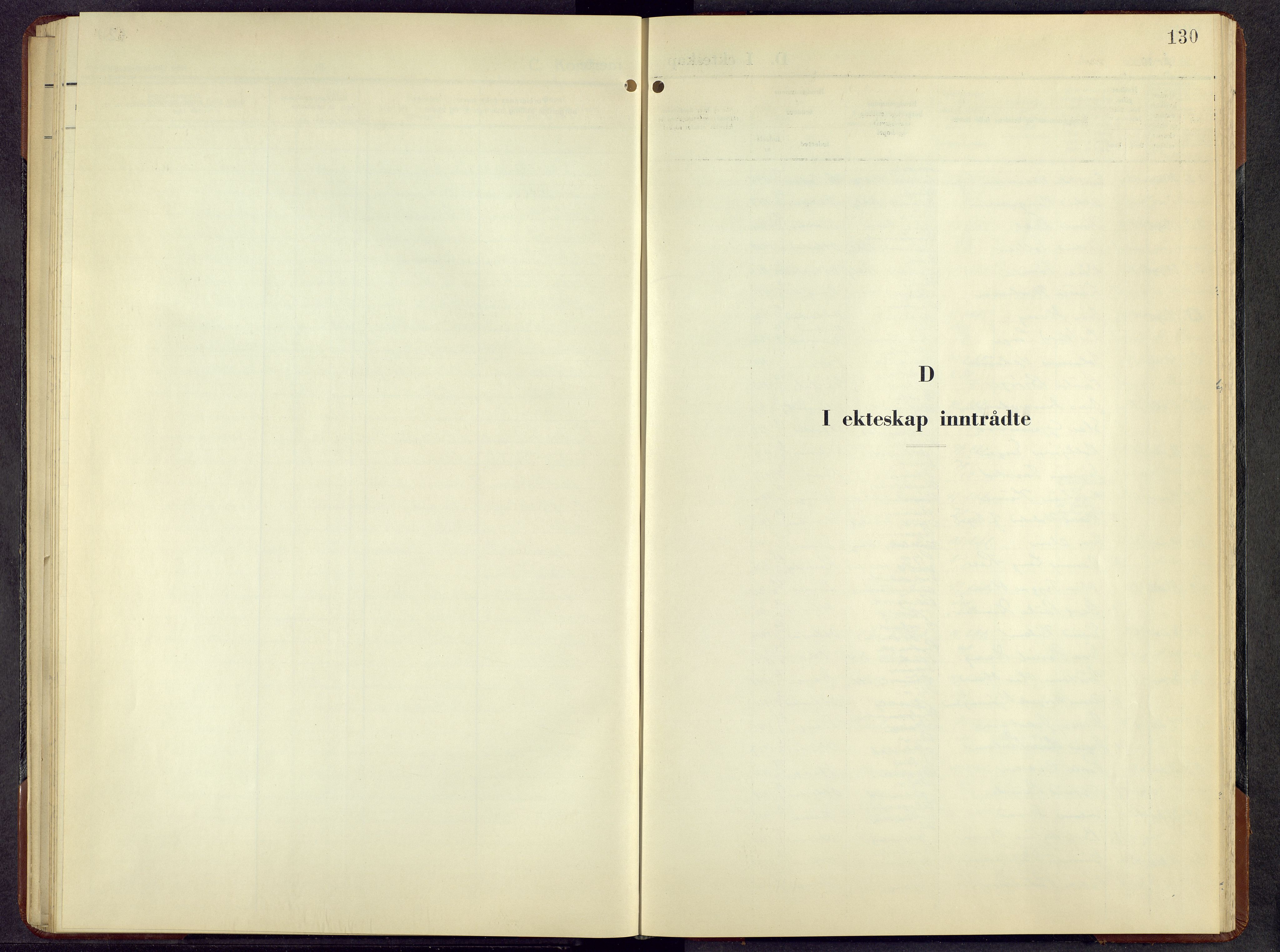 Stange prestekontor, SAH/PREST-002/L/L0023: Klokkerbok nr. 23, 1948-1966, s. 130