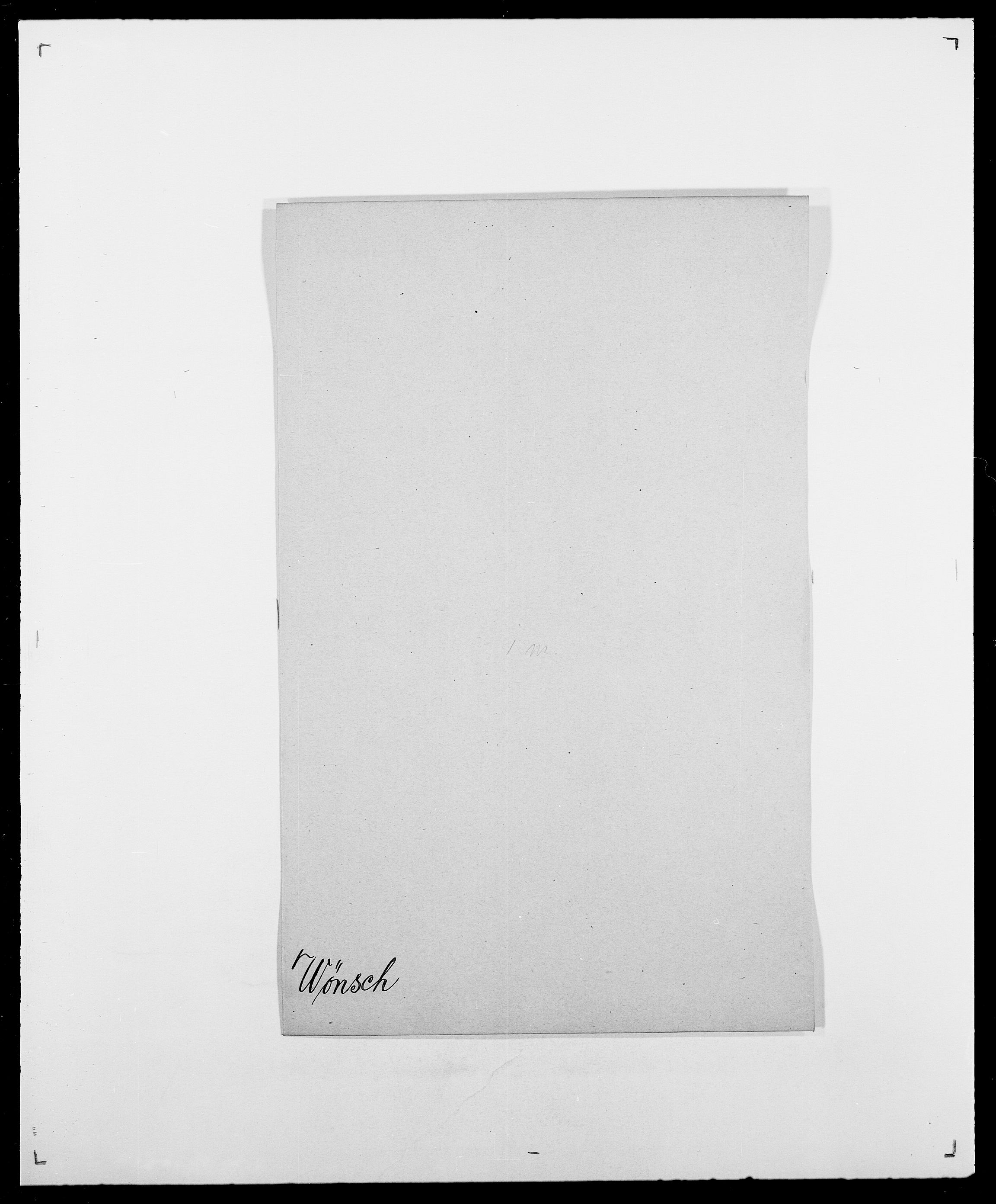 Delgobe, Charles Antoine - samling, AV/SAO-PAO-0038/D/Da/L0043: Wulfsberg - v. Zanten, s. 47