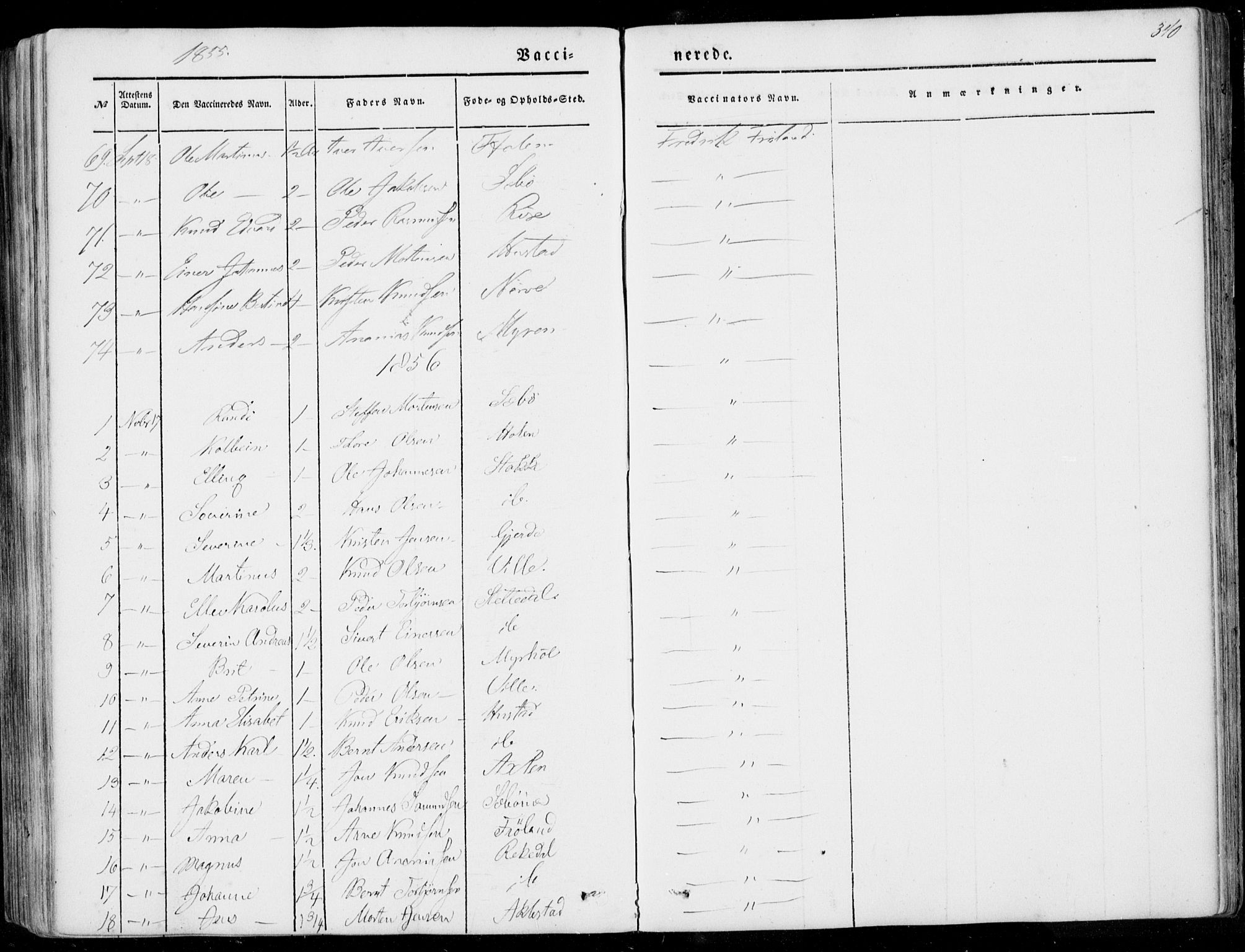 Ministerialprotokoller, klokkerbøker og fødselsregistre - Møre og Romsdal, SAT/A-1454/515/L0209: Ministerialbok nr. 515A05, 1847-1868, s. 340