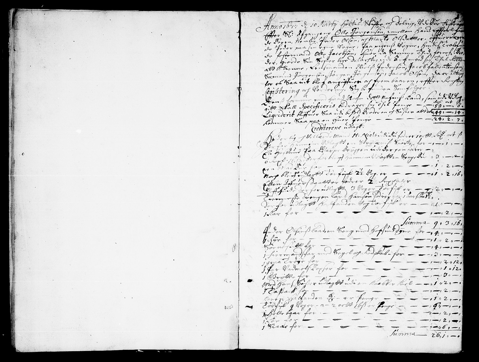 Romsdal sorenskriveri, AV/SAT-A-4149/1/3/3A/L0001: Skifteprotokoll, 1677-1683, s. 0b-1a