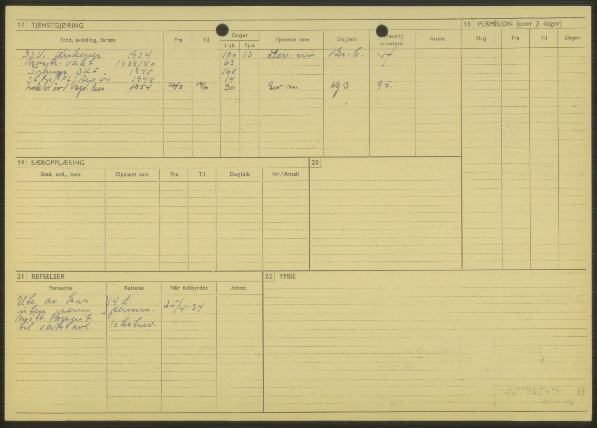 Forsvaret, Varanger bataljon, AV/RA-RAFA-2258/1/D/L0444: Rulleblad for menige født 1913-1914, 1913-1914, s. 45