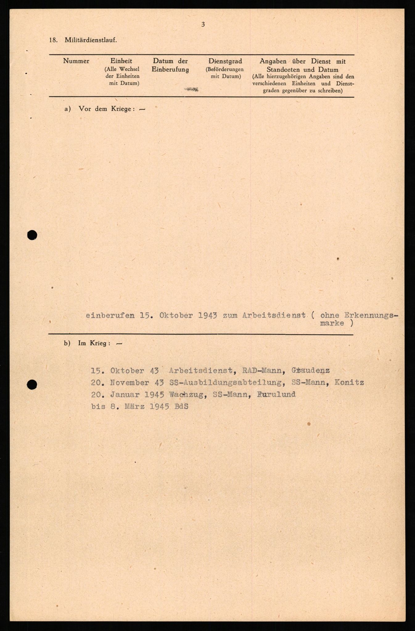 Forsvaret, Forsvarets overkommando II, AV/RA-RAFA-3915/D/Db/L0016: CI Questionaires. Tyske okkupasjonsstyrker i Norge. Tyskere., 1945-1946, s. 865