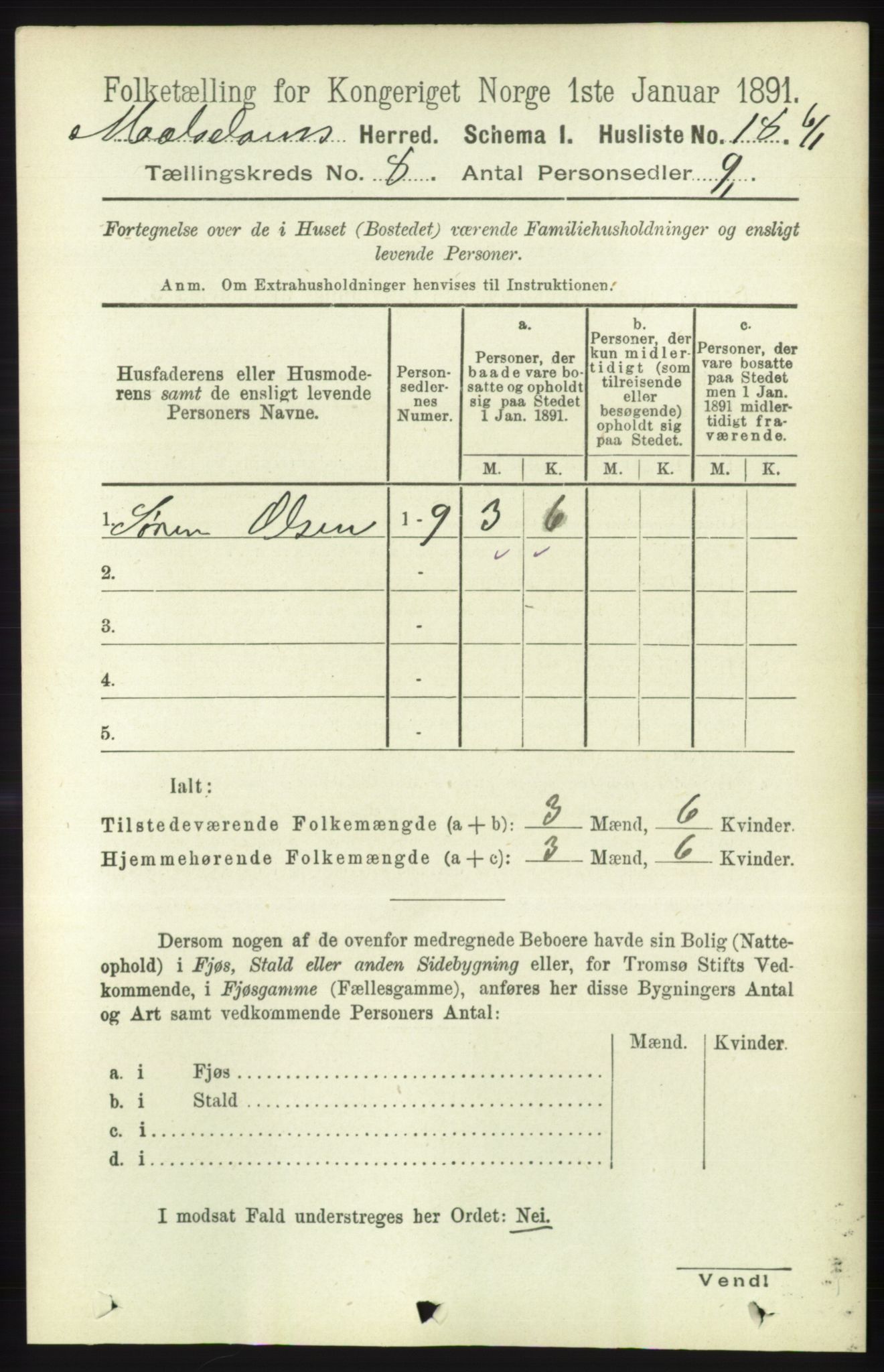 RA, Folketelling 1891 for 1924 Målselv herred, 1891, s. 2517