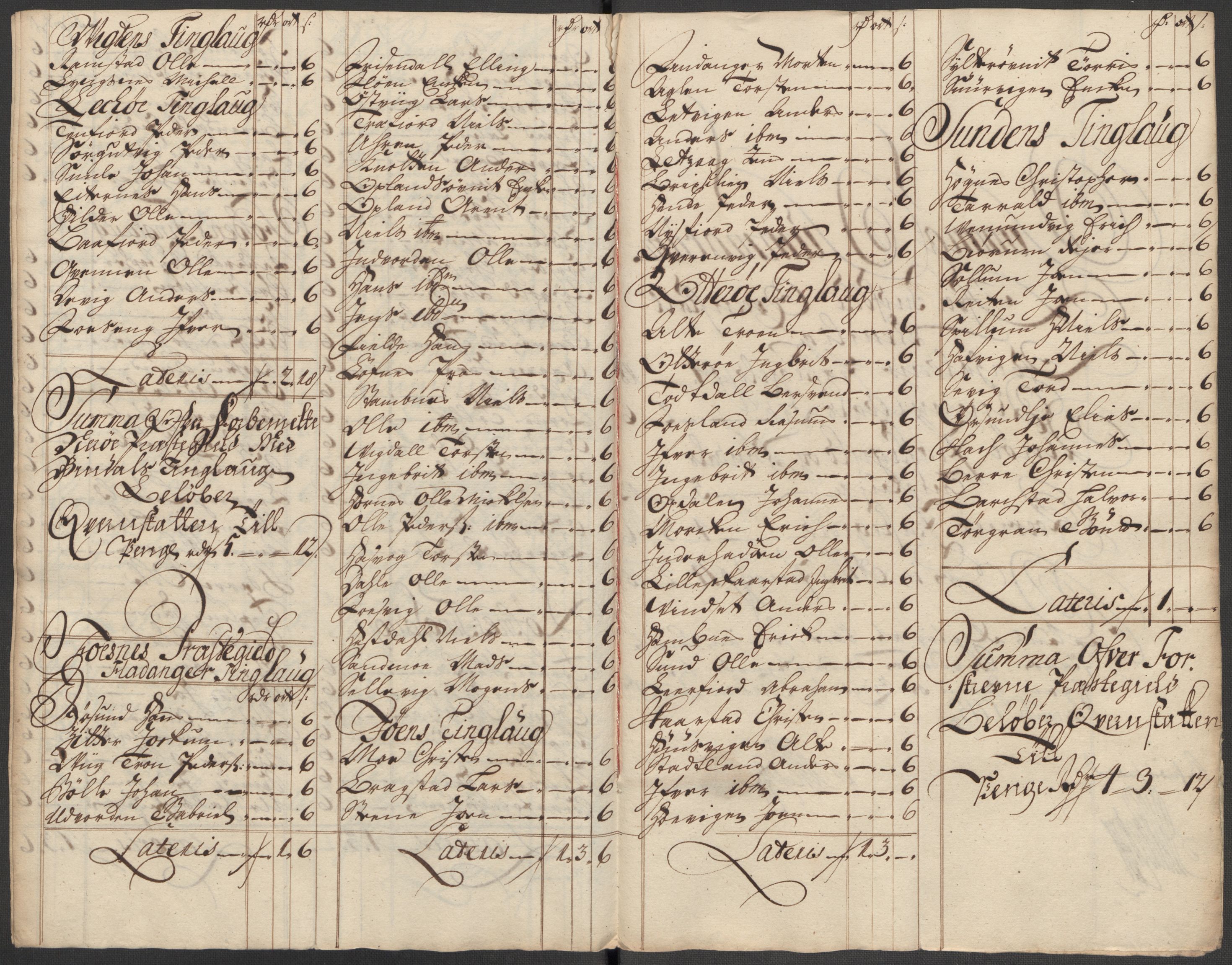 Rentekammeret inntil 1814, Reviderte regnskaper, Fogderegnskap, AV/RA-EA-4092/R64/L4436: Fogderegnskap Namdal, 1715, s. 115