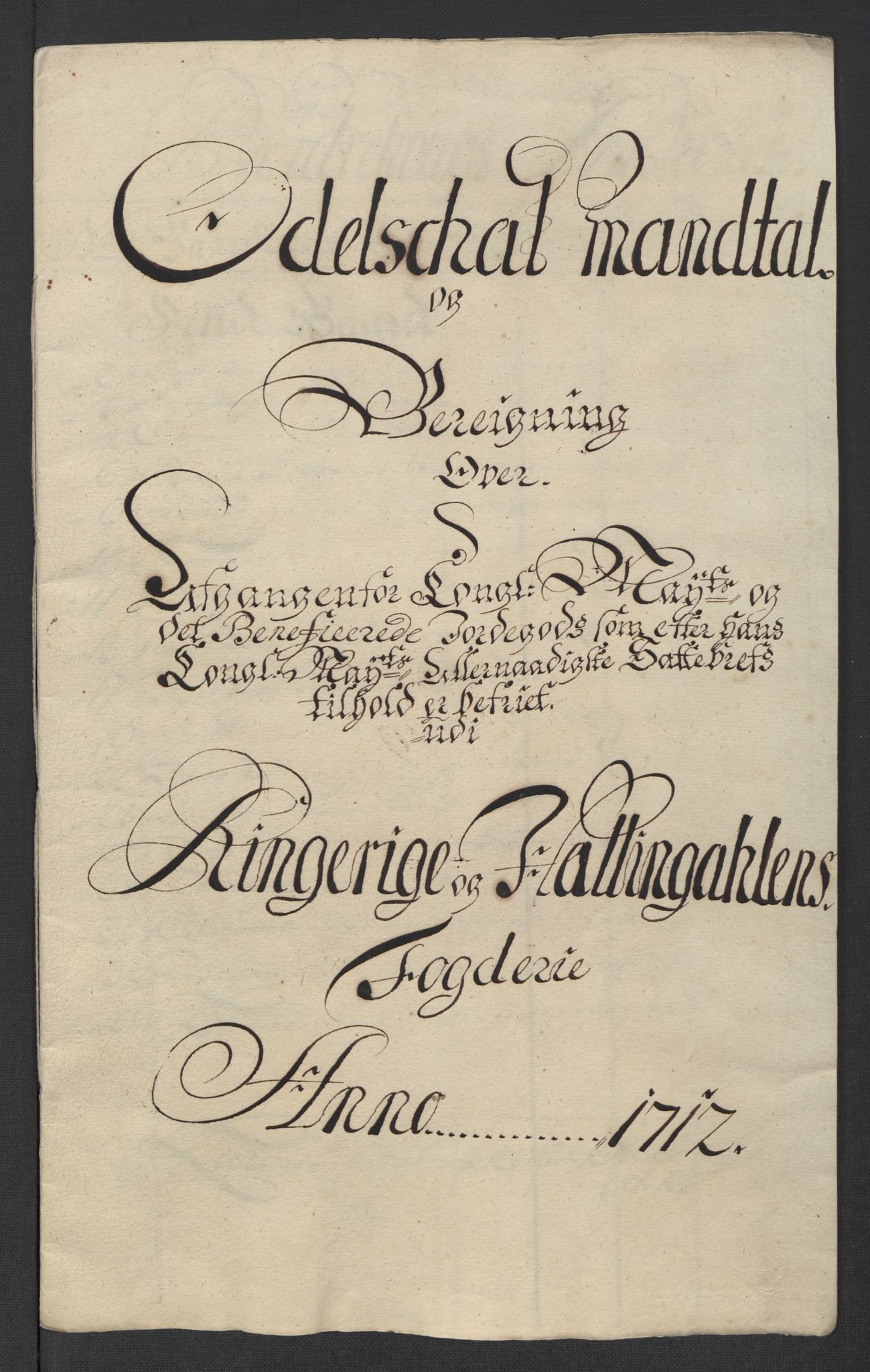 Rentekammeret inntil 1814, Reviderte regnskaper, Fogderegnskap, RA/EA-4092/R23/L1470: Fogderegnskap Ringerike og Hallingdal, 1712, s. 175