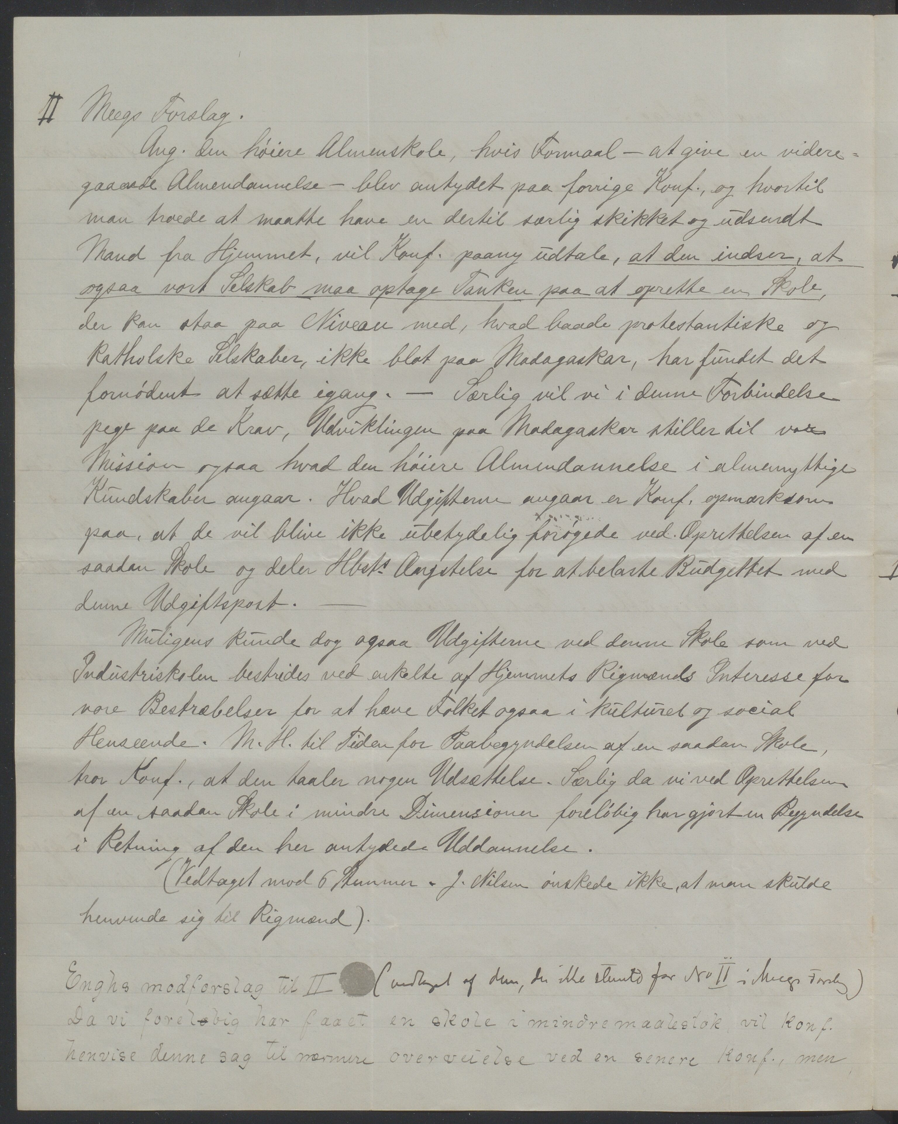 Det Norske Misjonsselskap - hovedadministrasjonen, VID/MA-A-1045/D/Da/Daa/L0038/0001: Konferansereferat og årsberetninger / Konferansereferat fra Madagaskar Innland., 1890