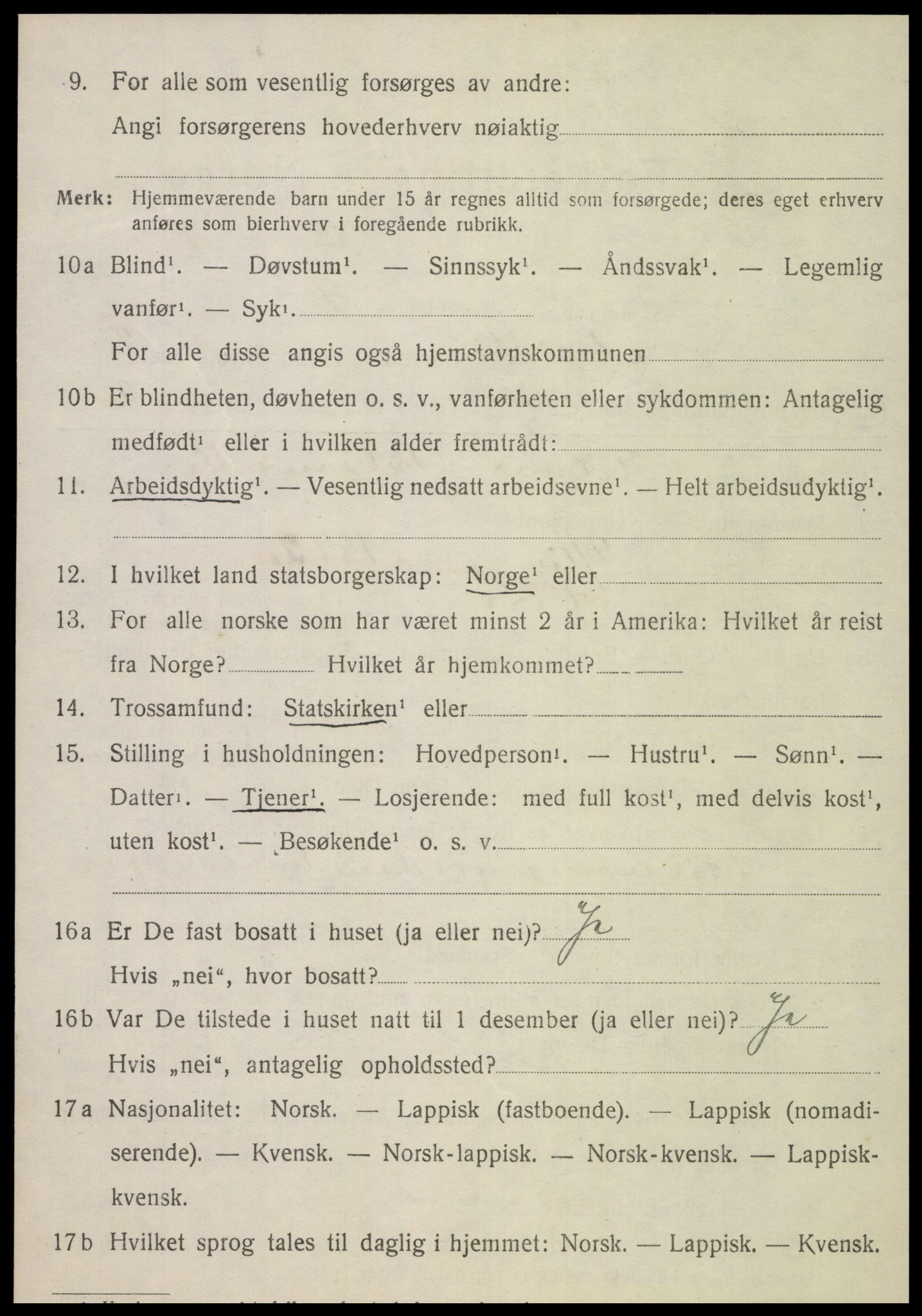 SAT, Folketelling 1920 for 1738 Nordli herred, 1920, s. 1108