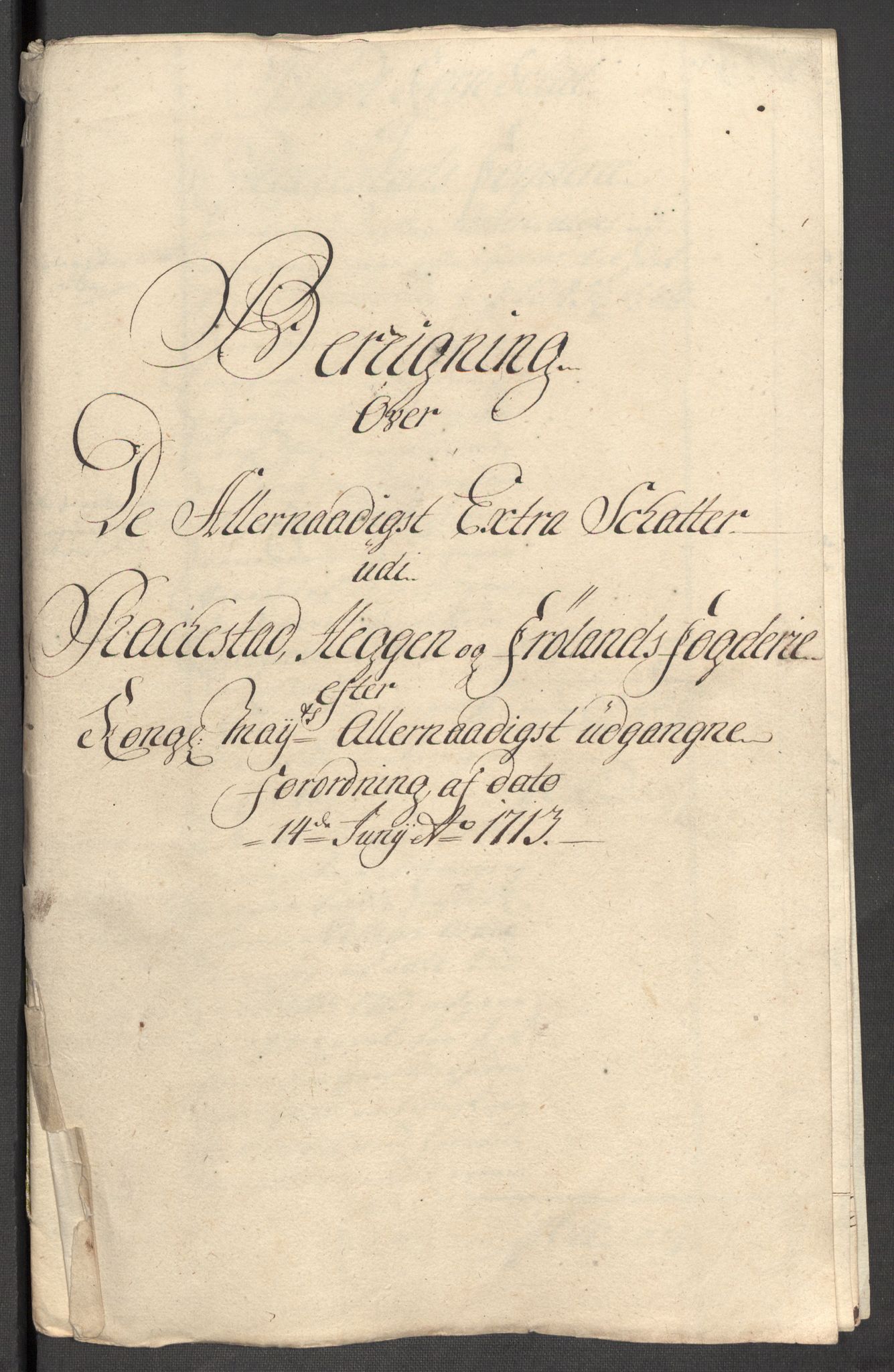 Rentekammeret inntil 1814, Reviderte regnskaper, Fogderegnskap, RA/EA-4092/R07/L0306: Fogderegnskap Rakkestad, Heggen og Frøland, 1713, s. 243