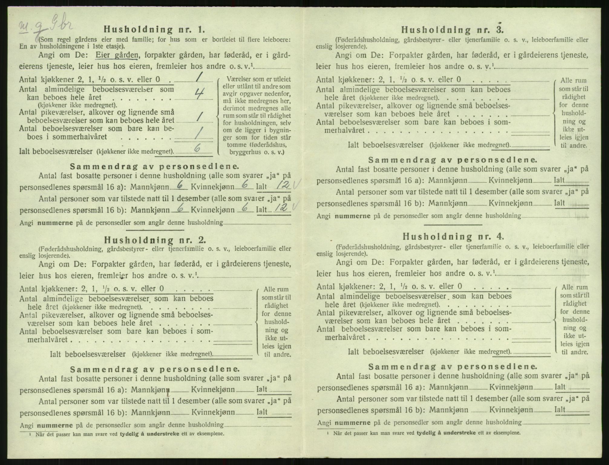 SAK, Folketelling 1920 for 0938 Bygland herred, 1920, s. 474