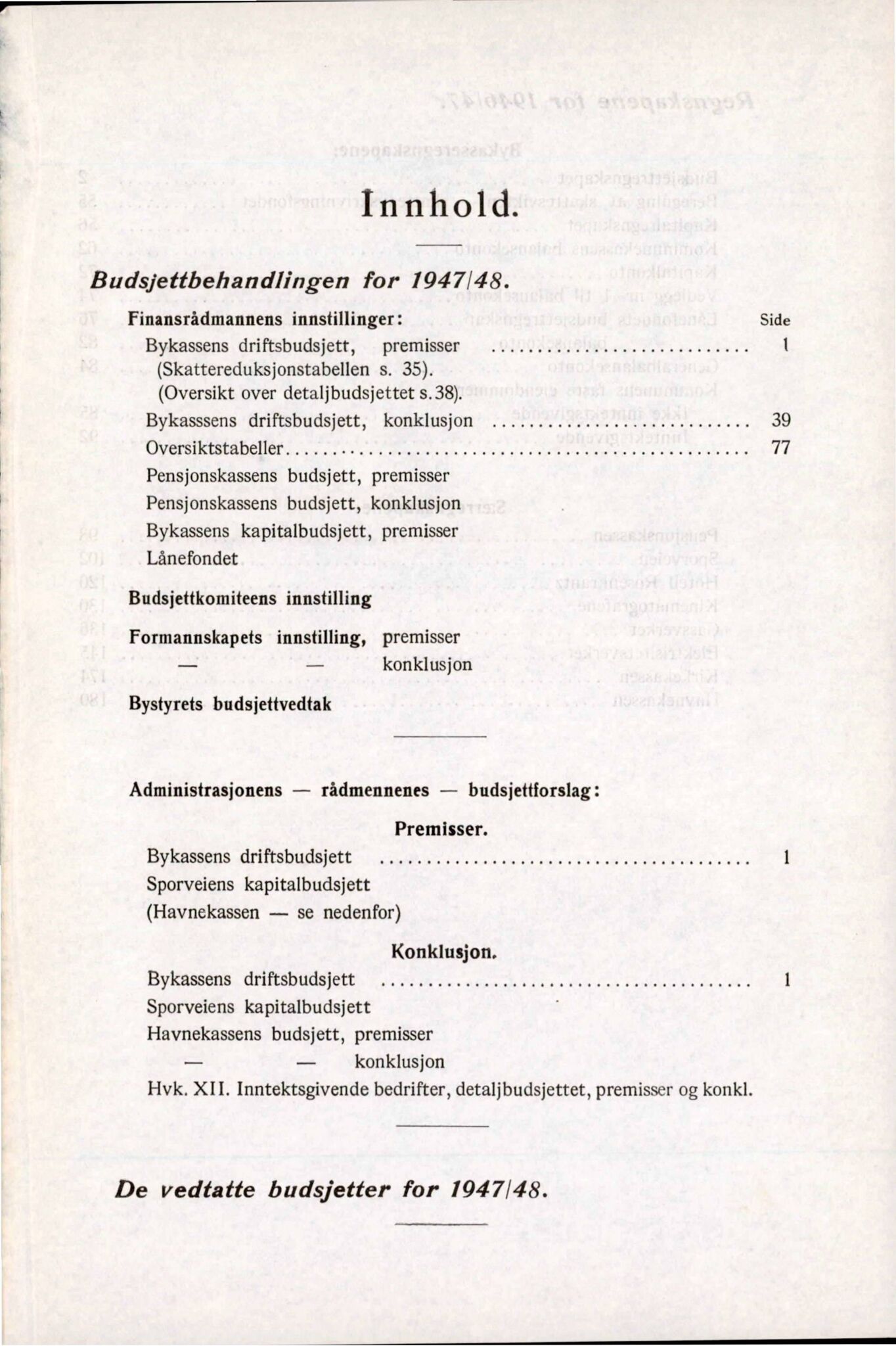 Bergen kommune. Formannskapet, BBA/A-0003/Ad/L0155: Bergens Kommuneforhandlinger, bind II, 1947