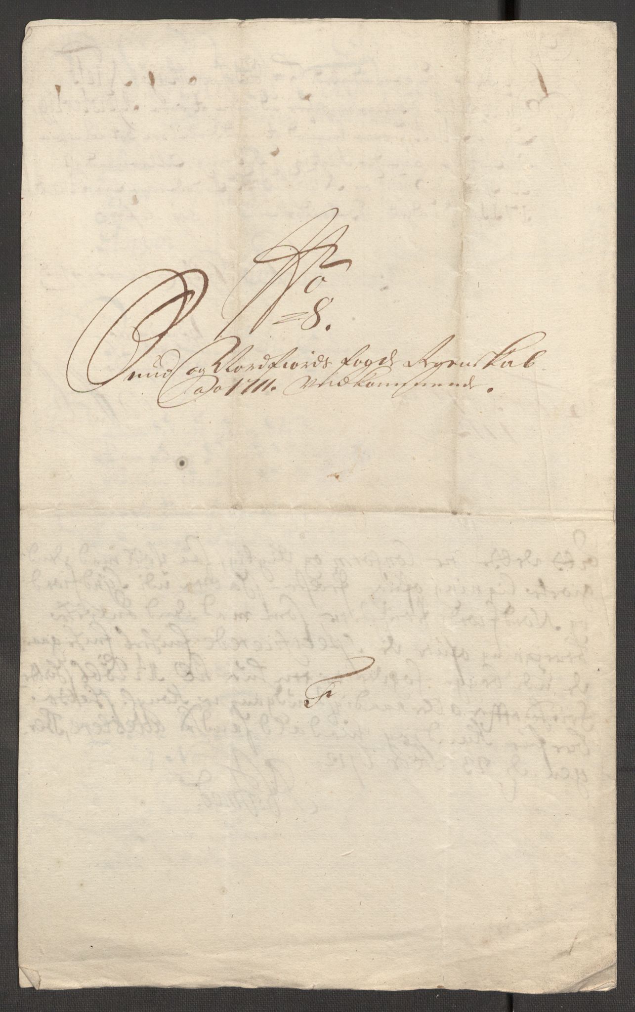 Rentekammeret inntil 1814, Reviderte regnskaper, Fogderegnskap, RA/EA-4092/R53/L3433: Fogderegnskap Sunn- og Nordfjord, 1710-1711, s. 453