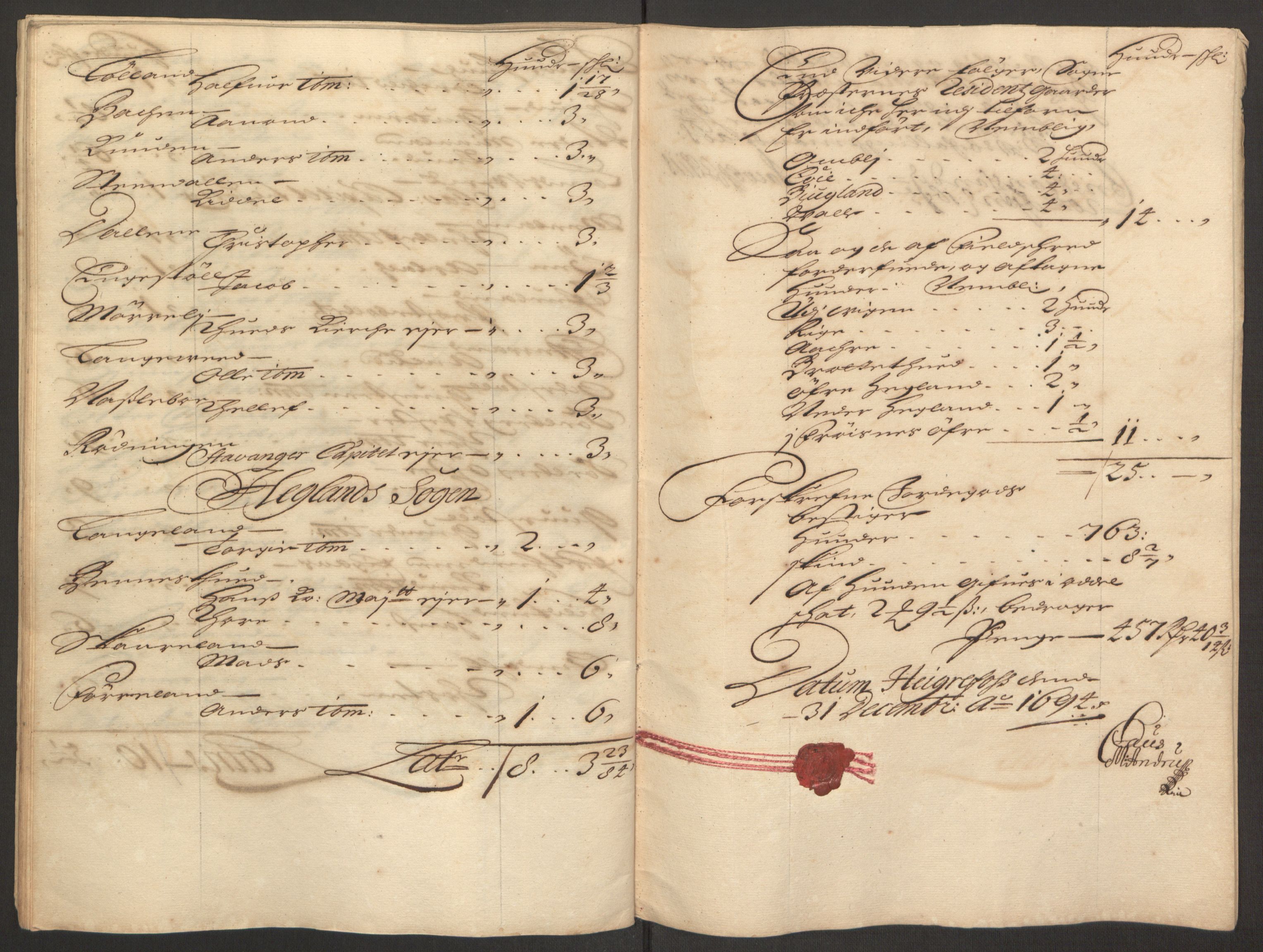 Rentekammeret inntil 1814, Reviderte regnskaper, Fogderegnskap, AV/RA-EA-4092/R40/L2444: Fogderegnskap Råbyggelag, 1693-1696, s. 159
