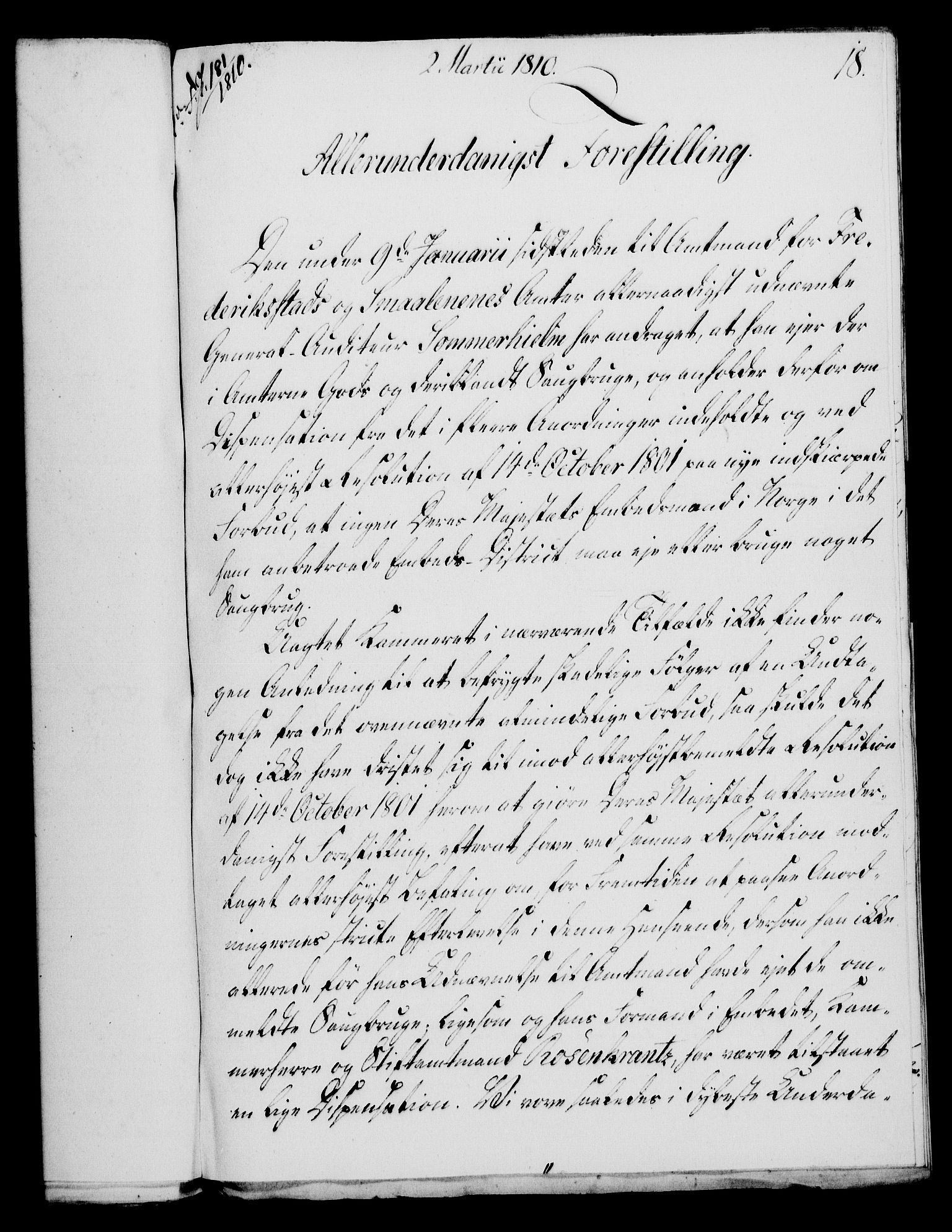 Rentekammeret, Kammerkanselliet, AV/RA-EA-3111/G/Gf/Gfa/L0092: Norsk relasjons- og resolusjonsprotokoll (merket RK 52.92), 1810, s. 69