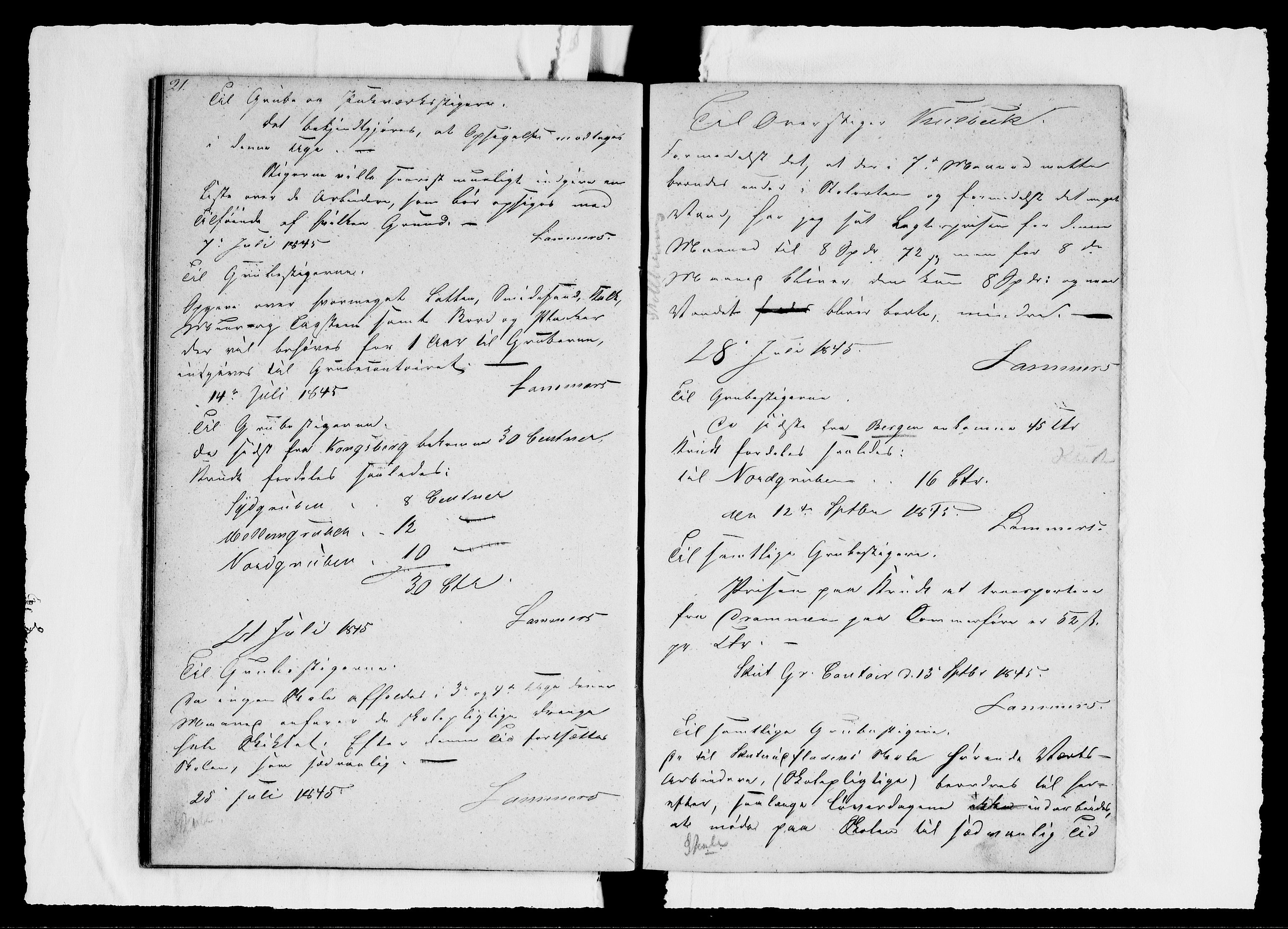 Modums Blaafarveværk, AV/RA-PA-0157/G/Ge/L0312/0001: -- / Journal for Nordgruberne, 1840-1844, s. 24