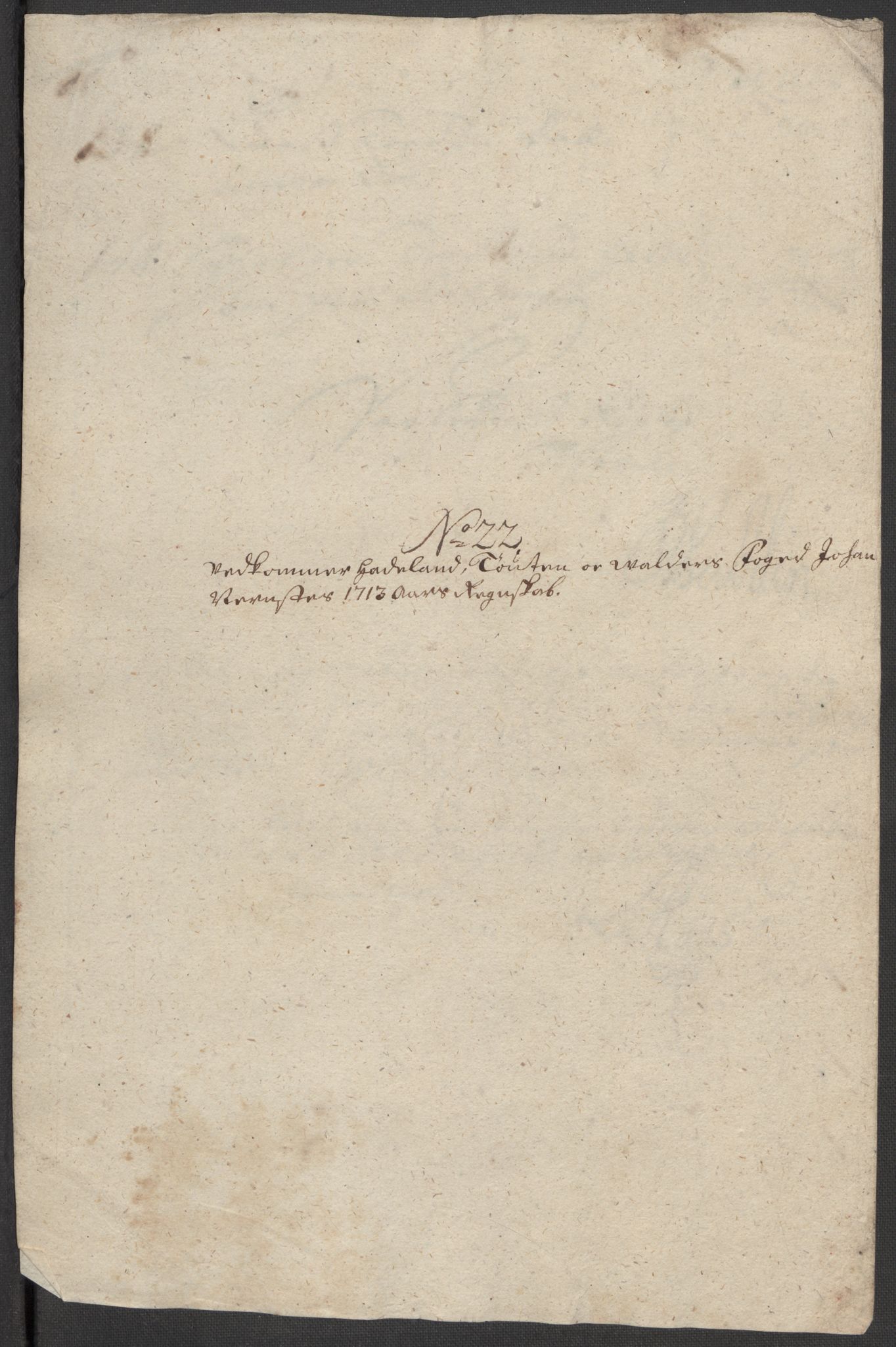 Rentekammeret inntil 1814, Reviderte regnskaper, Fogderegnskap, RA/EA-4092/R18/L1311: Fogderegnskap Hadeland, Toten og Valdres, 1713, s. 274