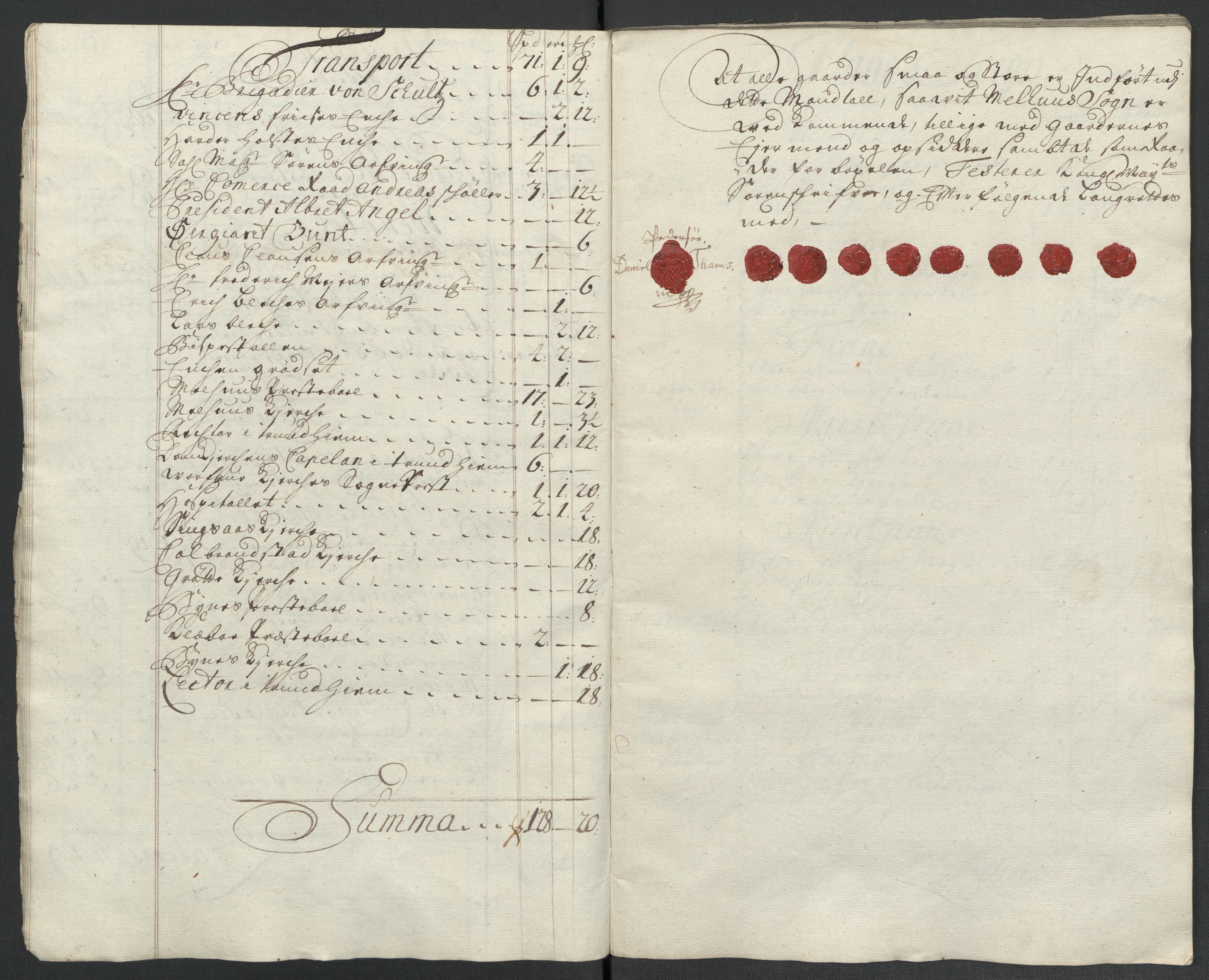 Rentekammeret inntil 1814, Reviderte regnskaper, Fogderegnskap, AV/RA-EA-4092/R60/L3959: Fogderegnskap Orkdal og Gauldal, 1709, s. 210