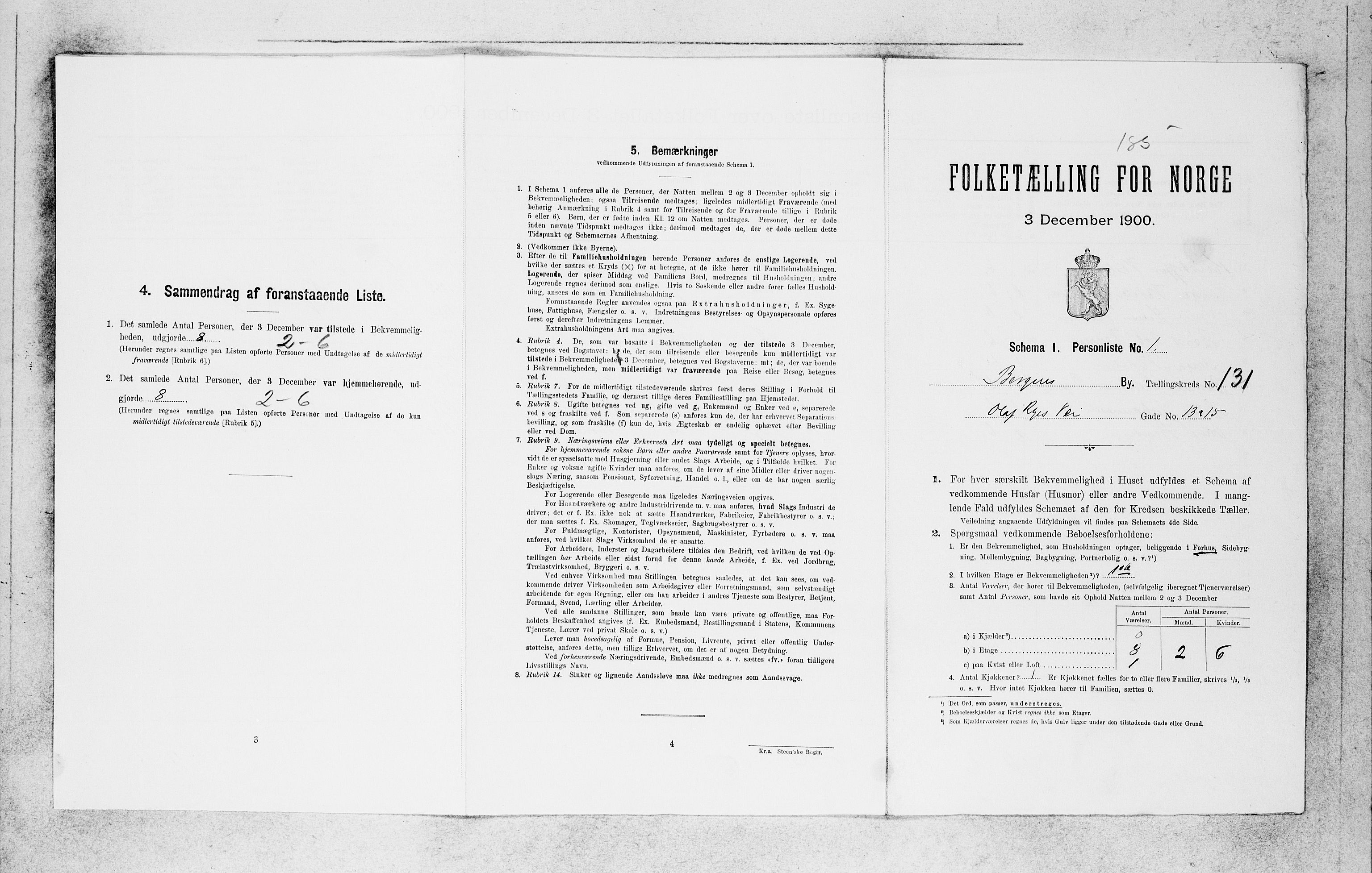 SAB, Folketelling 1900 for 1301 Bergen kjøpstad, 1900, s. 26912