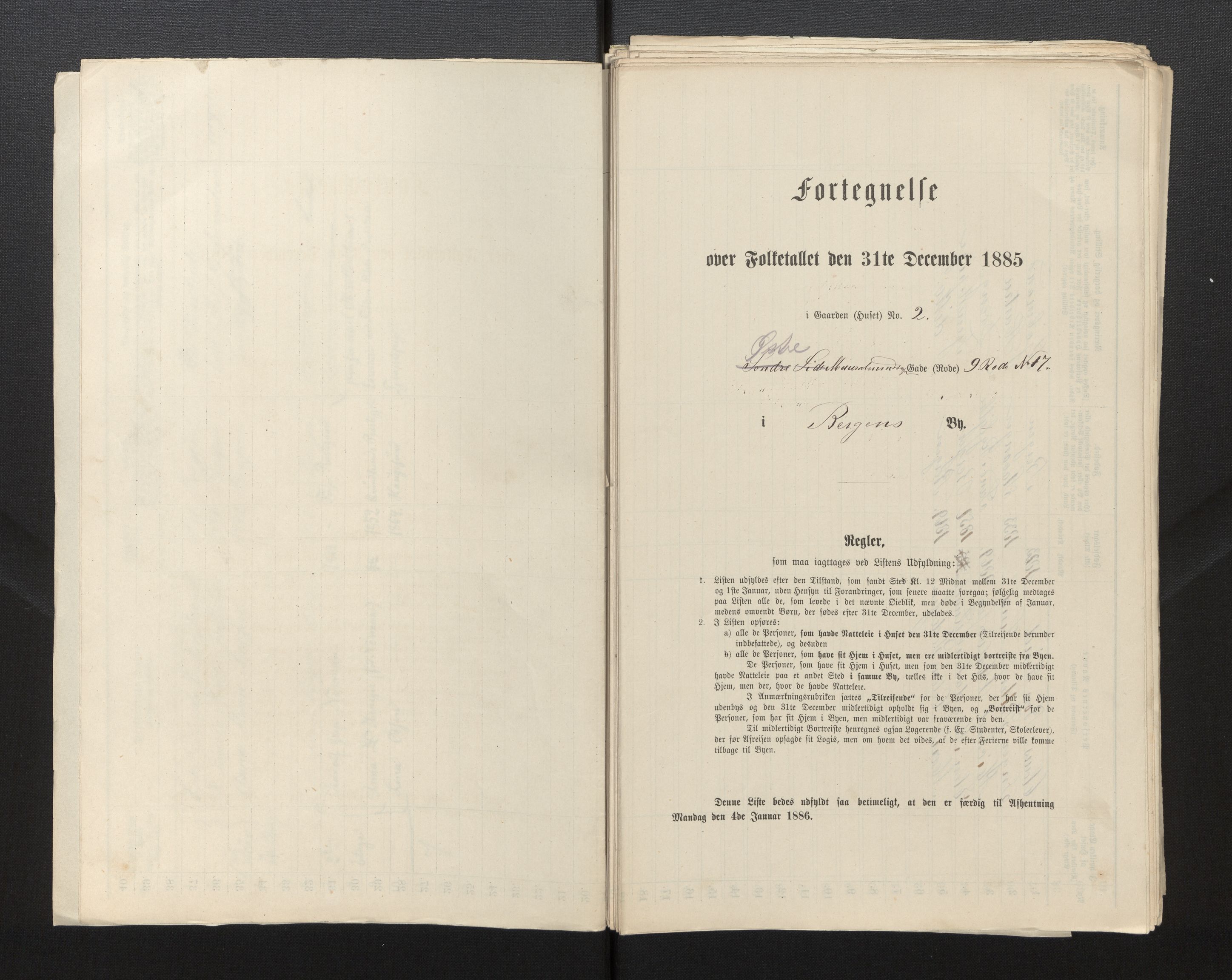 SAB, Folketelling 1885 for 1301 Bergen kjøpstad, 1885, s. 3973