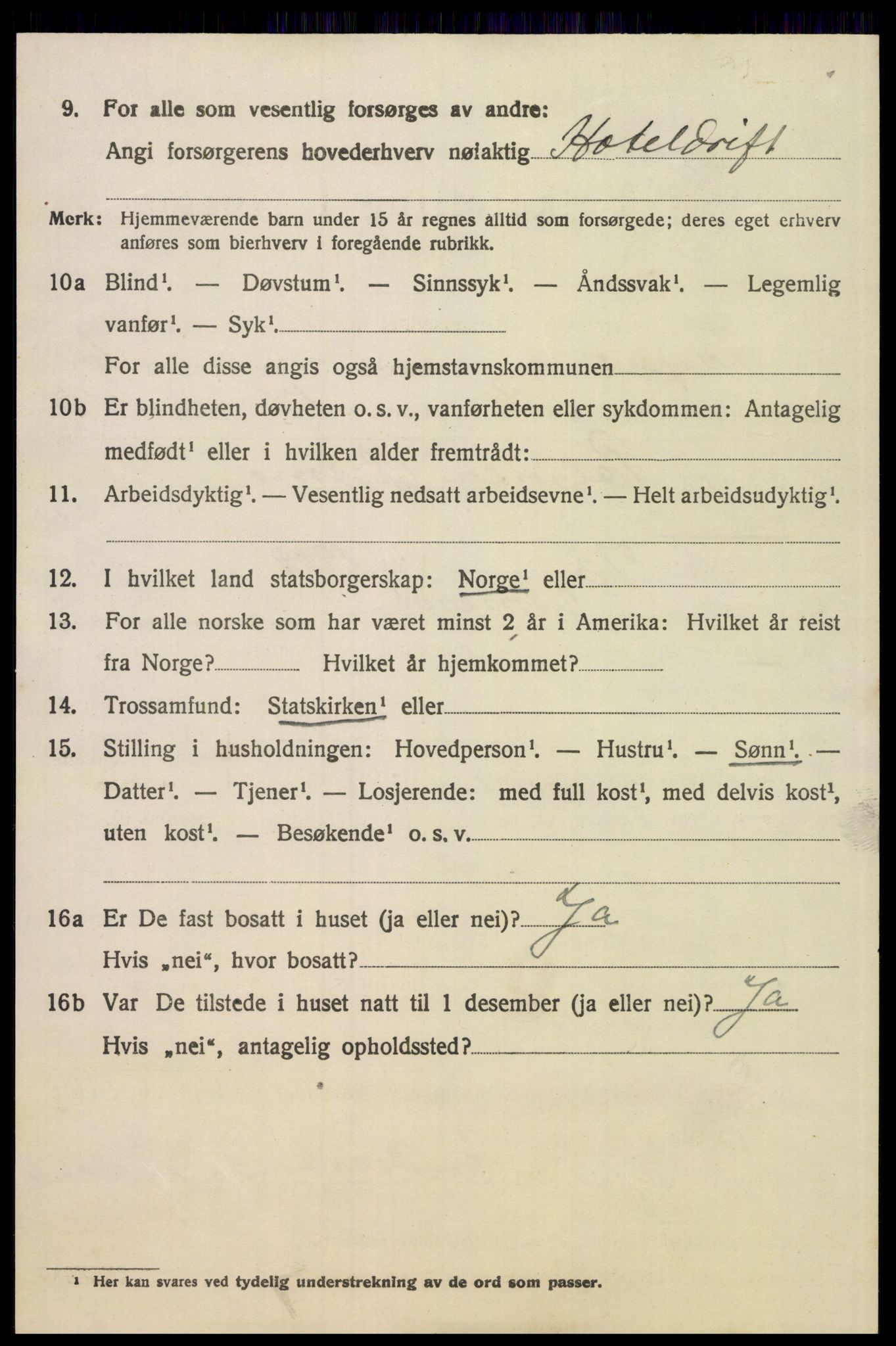SAH, Folketelling 1920 for 0428 Trysil herred, 1920, s. 4622