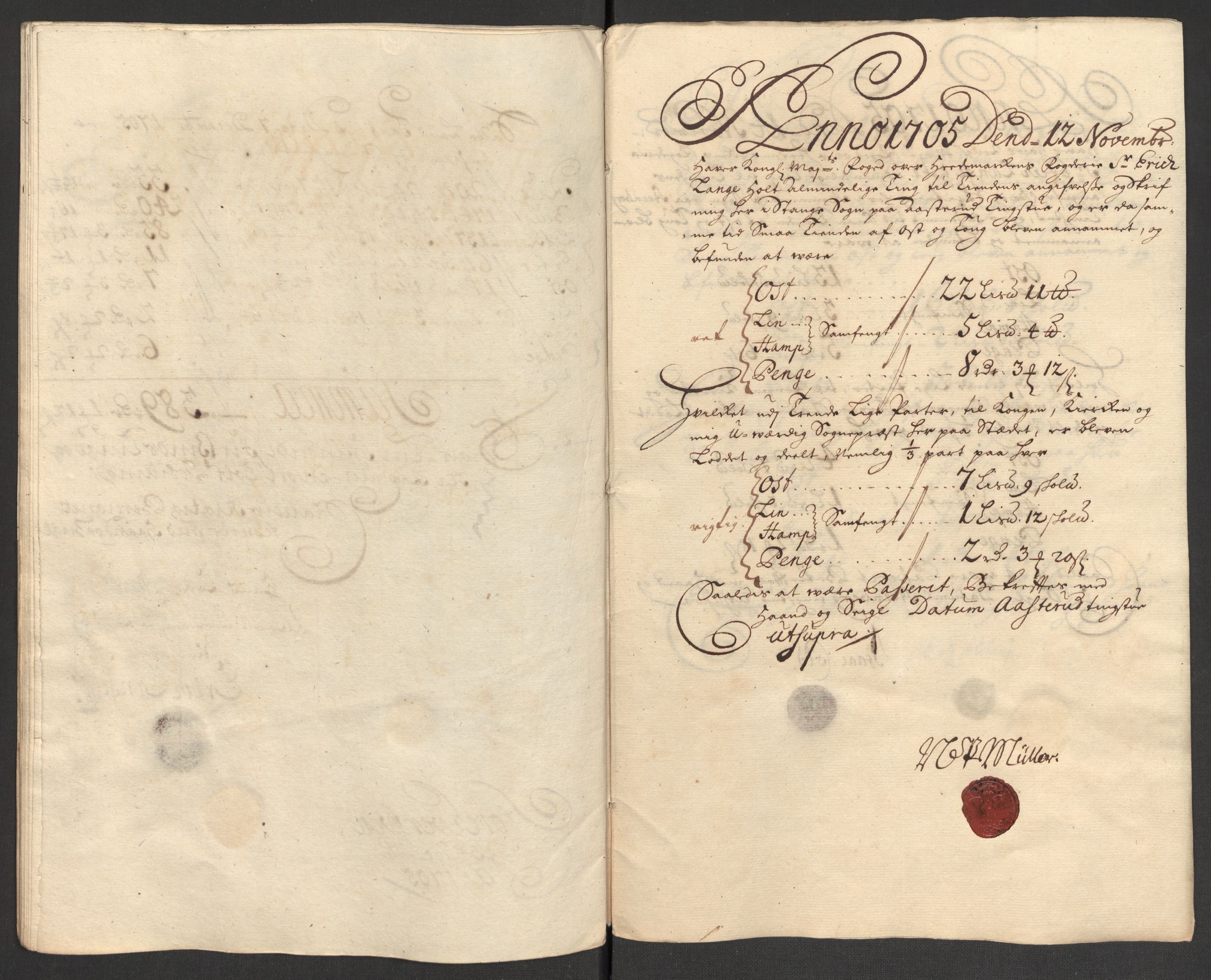 Rentekammeret inntil 1814, Reviderte regnskaper, Fogderegnskap, AV/RA-EA-4092/R16/L1042: Fogderegnskap Hedmark, 1705, s. 63