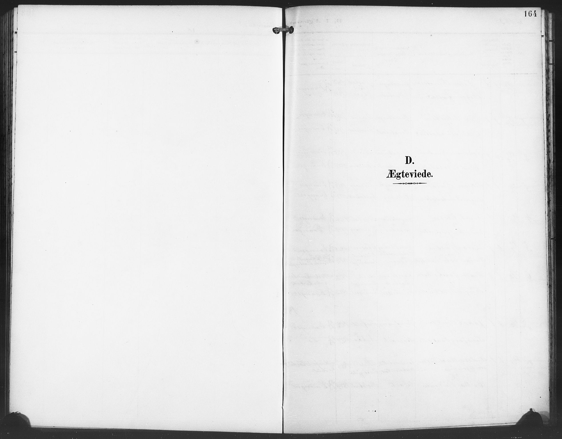 Evanger sokneprestembete, SAB/A-99924: Klokkerbok nr. A 5, 1897-1917, s. 164