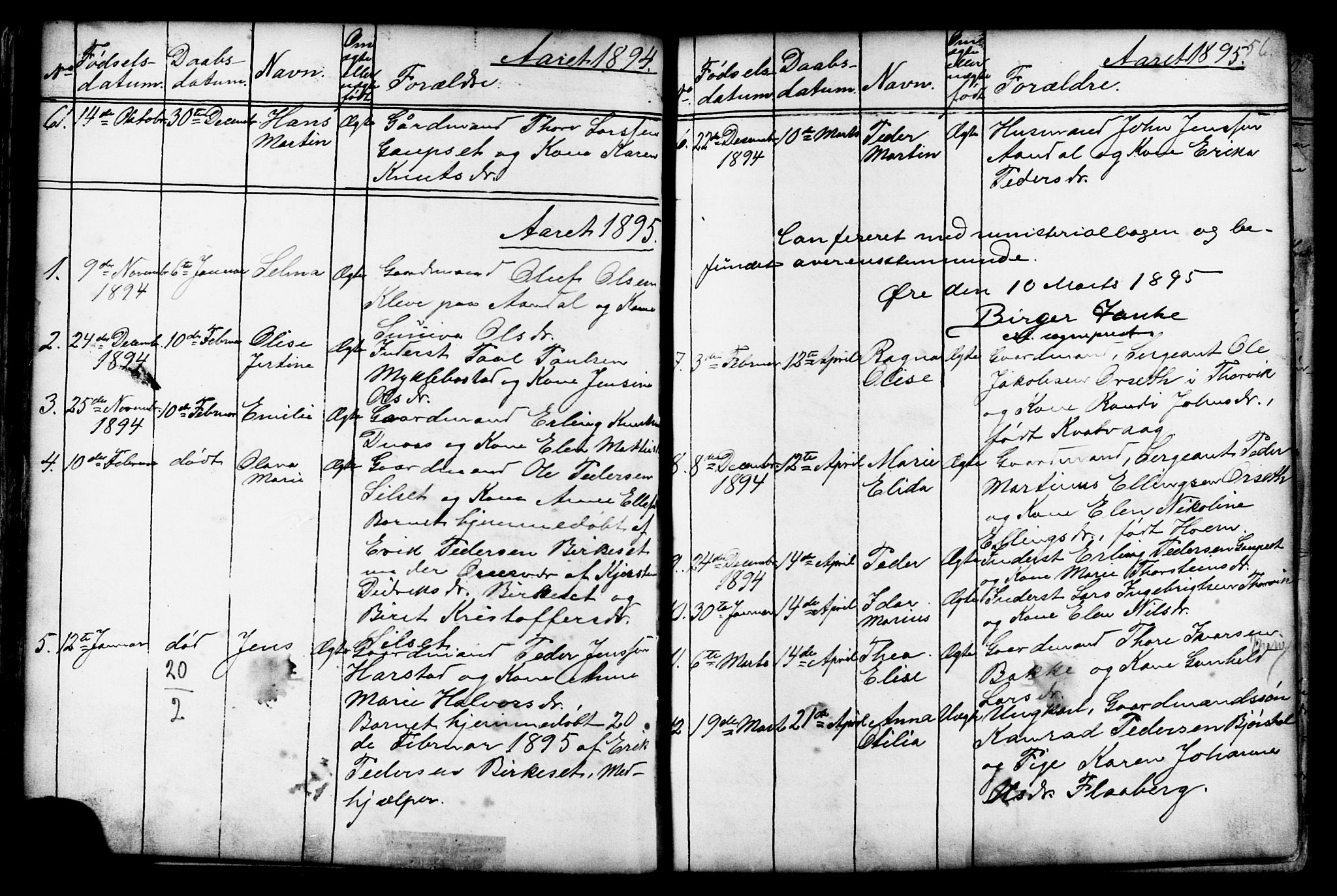 Ministerialprotokoller, klokkerbøker og fødselsregistre - Møre og Romsdal, AV/SAT-A-1454/584/L0969: Klokkerbok nr. 584C02, 1877-1911, s. 56