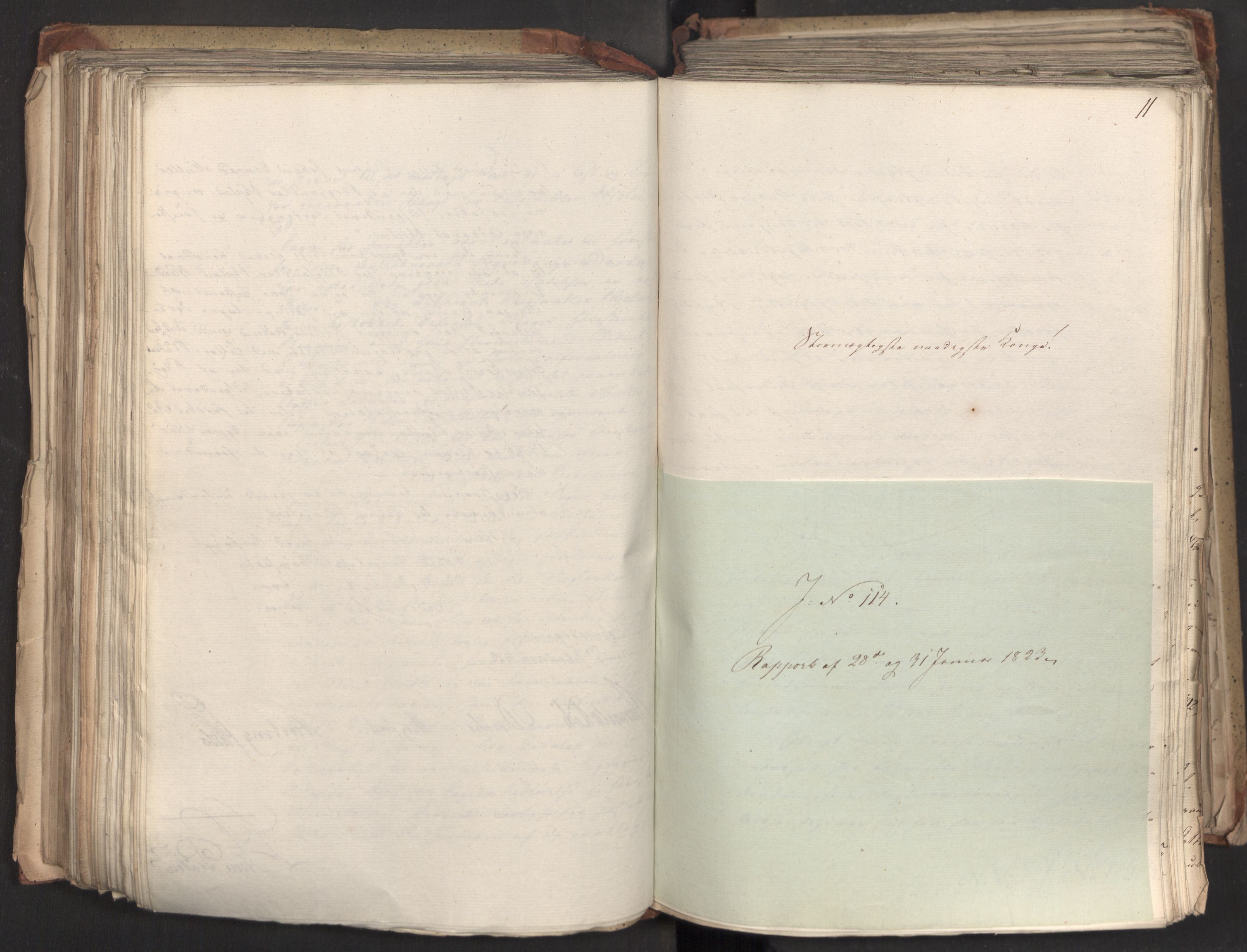 Statsrådsavdelingen i Stockholm, AV/RA-S-1003/D/Da/L0033: Regjeringsinnstillinger nr. 1-274, 1823, s. 298