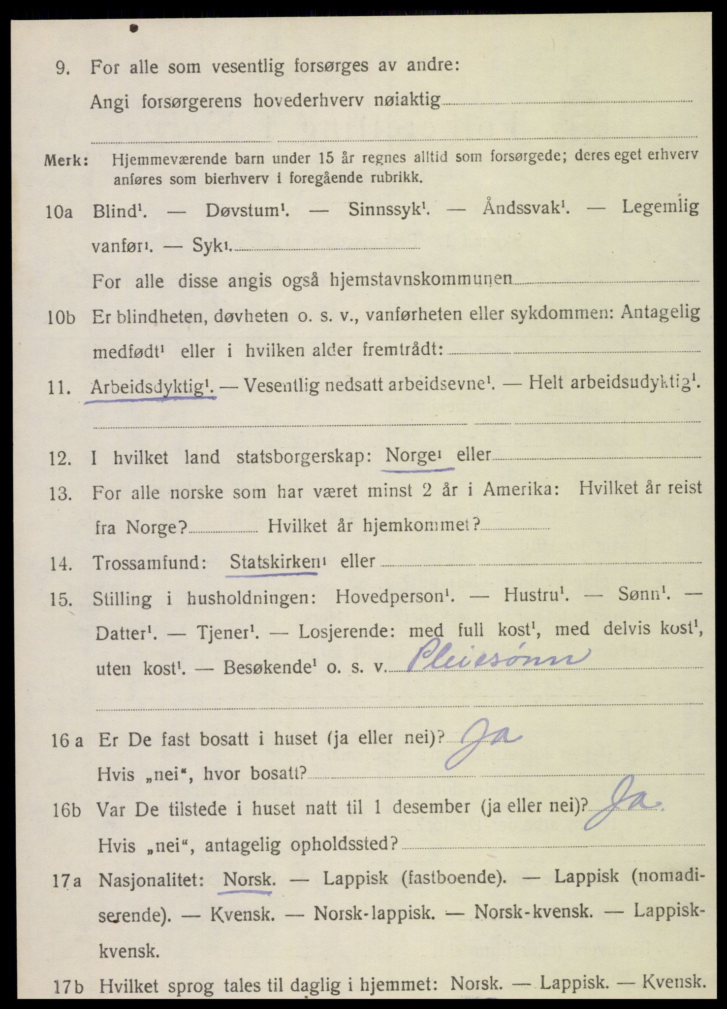 SAT, Folketelling 1920 for 1819 Nordvik herred, 1920, s. 735