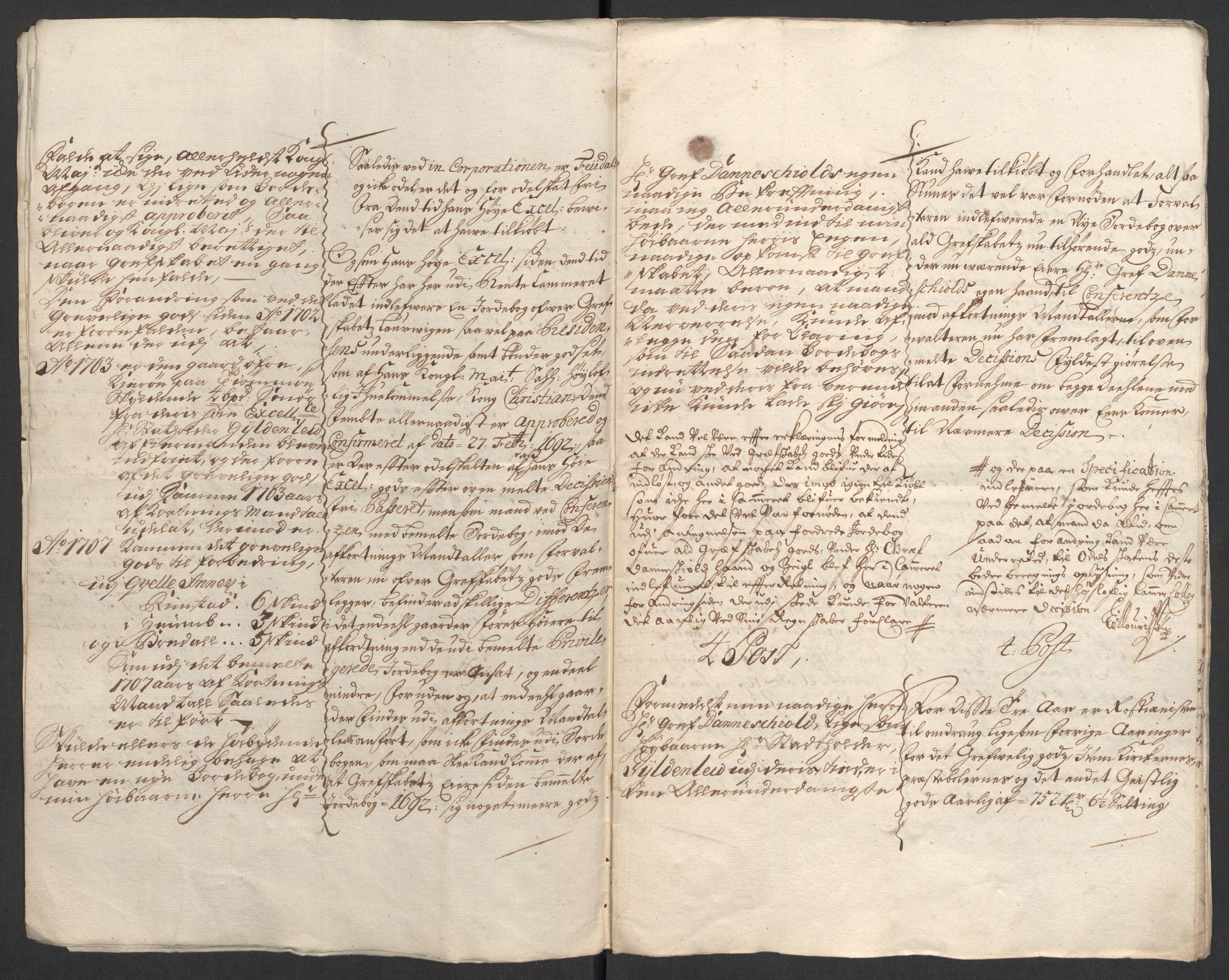 Rentekammeret inntil 1814, Reviderte regnskaper, Fogderegnskap, AV/RA-EA-4092/R33/L1981: Fogderegnskap Larvik grevskap, 1709-1710, s. 206