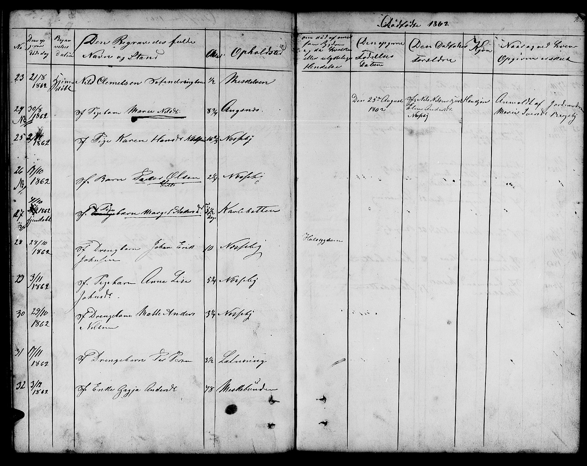 Nesseby sokneprestkontor, AV/SATØ-S-1330/H/Hb/L0001klokker: Klokkerbok nr. 1, 1844-1861, s. 108