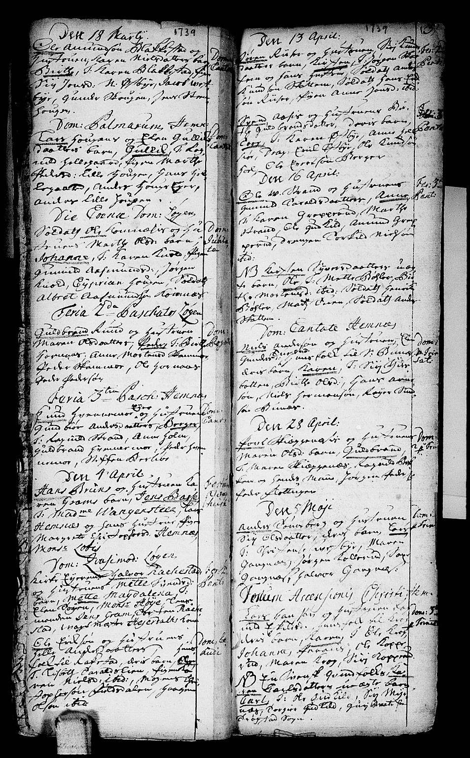 Høland prestekontor Kirkebøker, AV/SAO-A-10346a/F/Fa/L0003: Ministerialbok nr. I 3, 1739-1756, s. 2b-3a