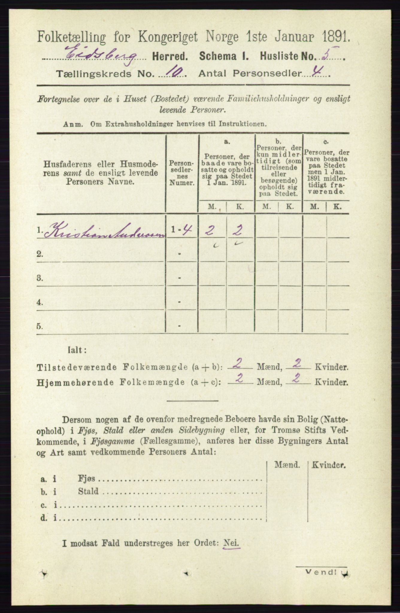 RA, Folketelling 1891 for 0125 Eidsberg herred, 1891, s. 5540