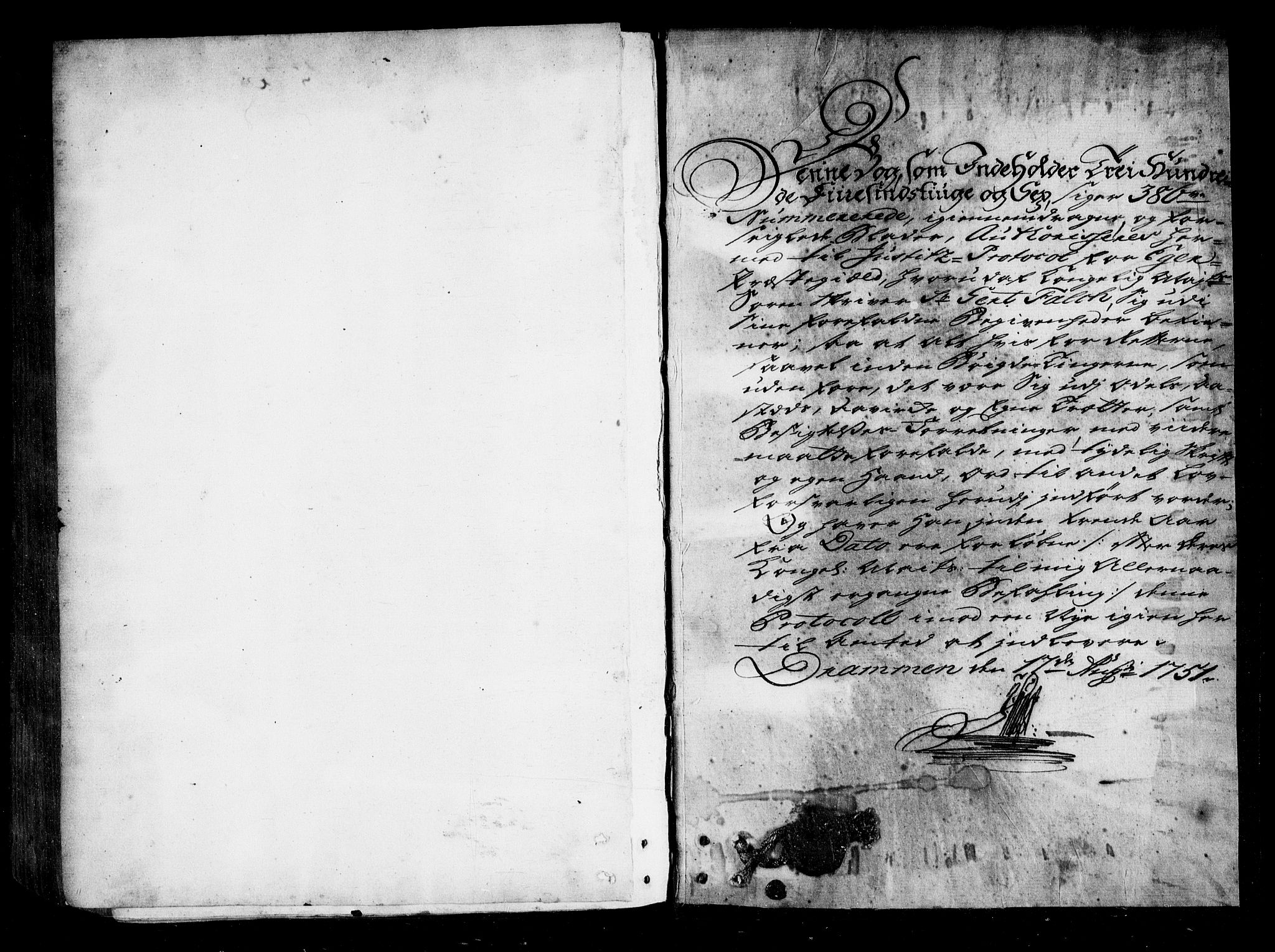 Eiker, Modum og Sigdal sorenskriveri, SAKO/A-123/F/Fa/Fab/L0004: Tingbok, 1752-1753