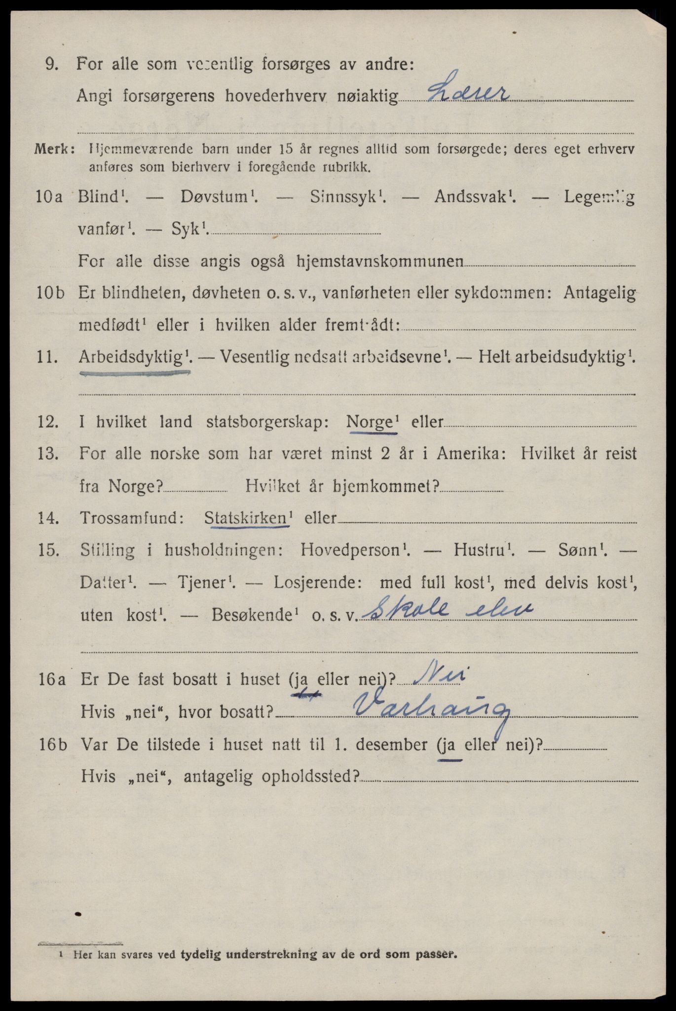 SAST, Folketelling 1920 for 1126 Hetland herred, 1920, s. 8358