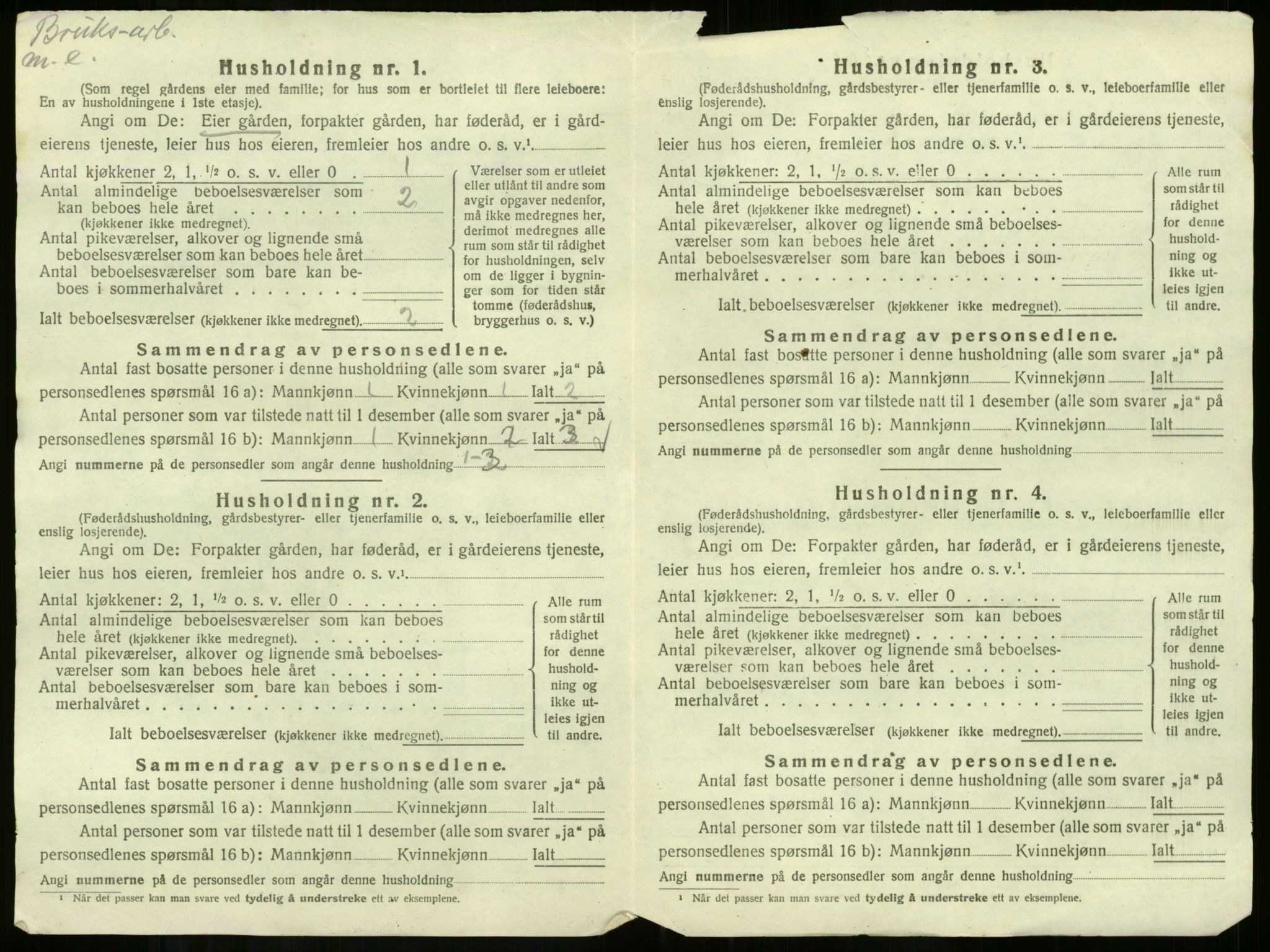 SAKO, Folketelling 1920 for 0629 Ytre Sandsvær herred, 1920, s. 1215