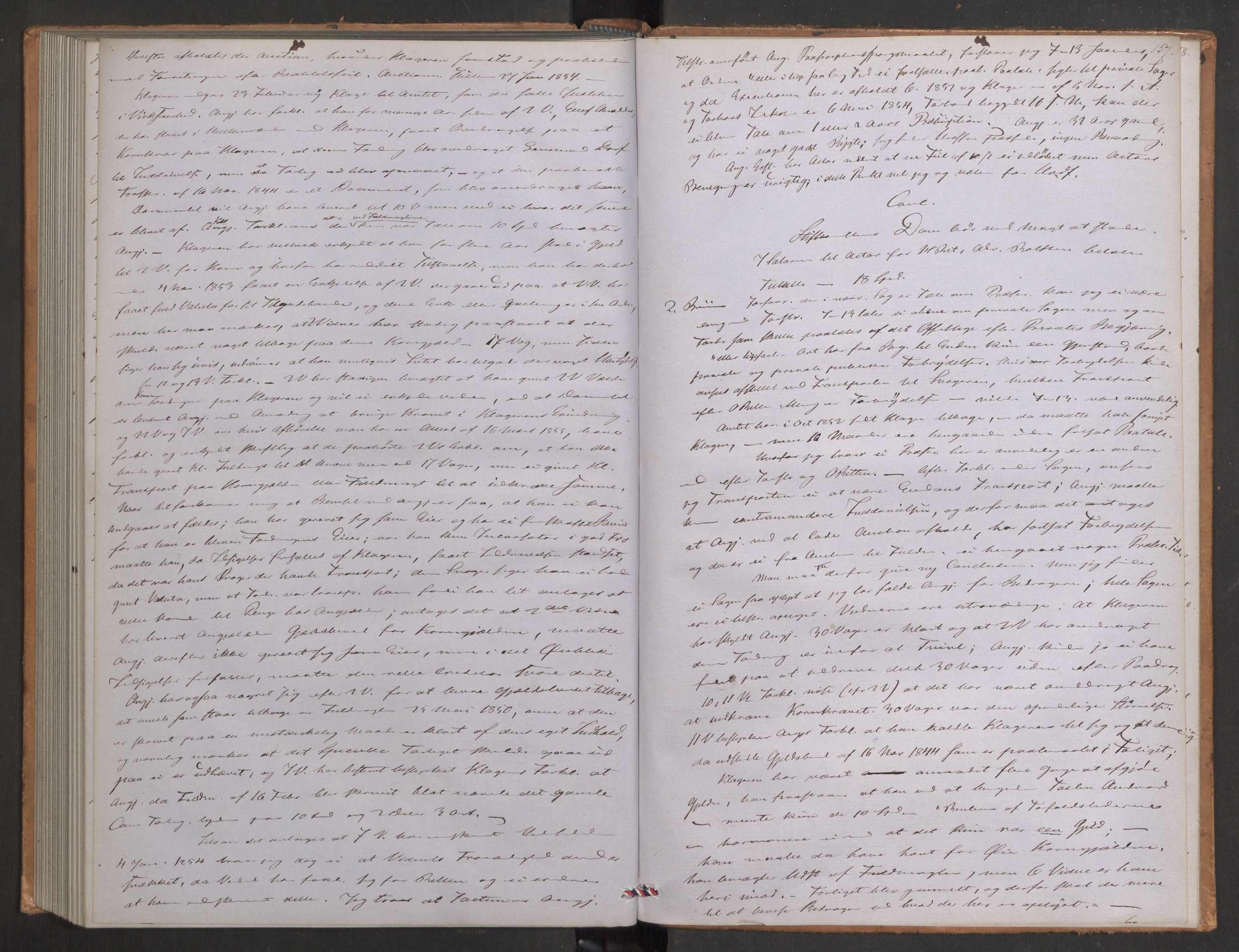 Høyesterett, AV/RA-S-1002/E/Eb/Ebb/L0047/0002: Voteringsprotokoller / Voteringsprotokoll, 1855, s. 156b-157a
