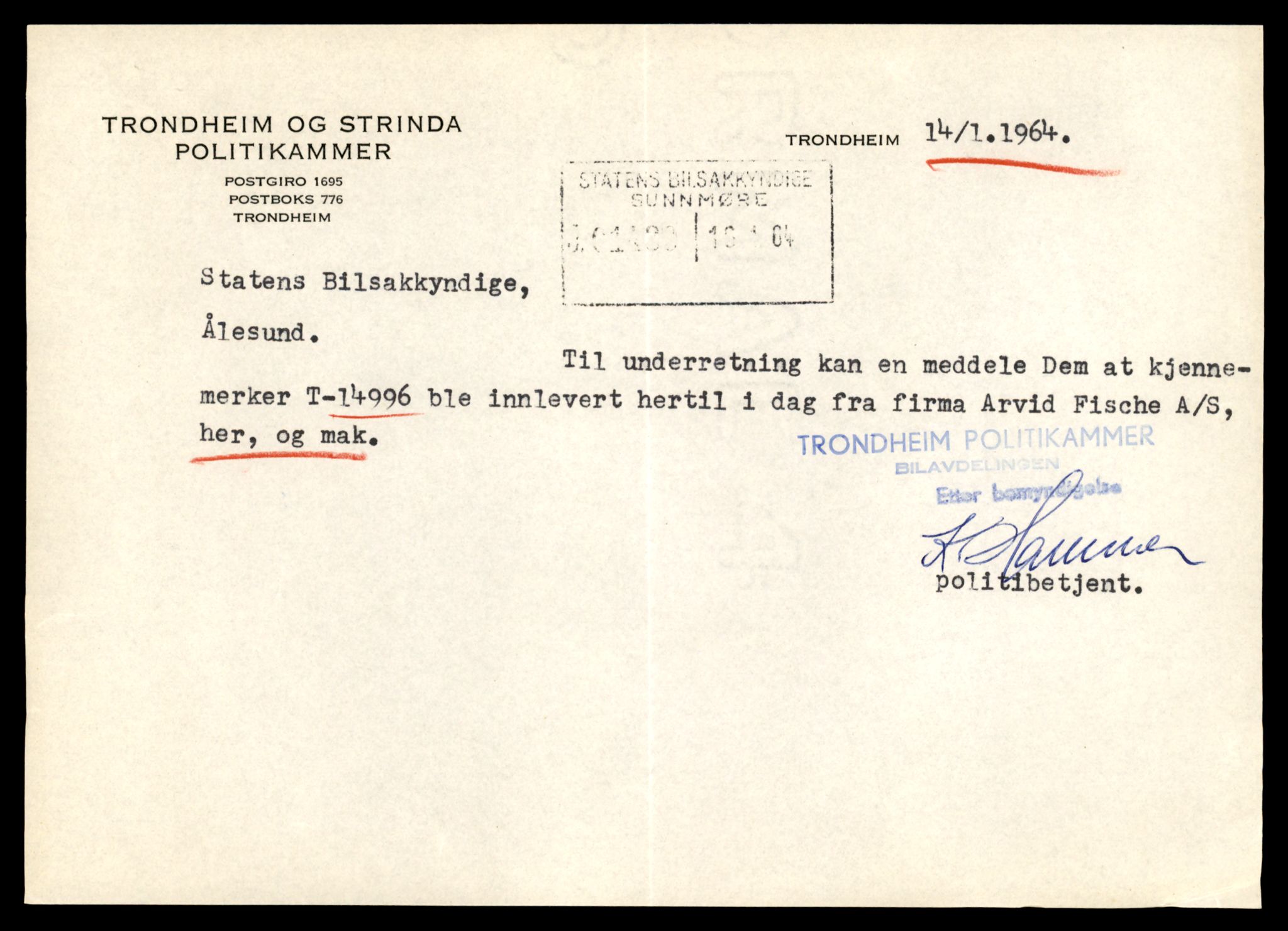 Møre og Romsdal vegkontor - Ålesund trafikkstasjon, AV/SAT-A-4099/F/Fe/L0049: Registreringskort for kjøretøy T 14864 - T 18613, 1927-1998, s. 3201