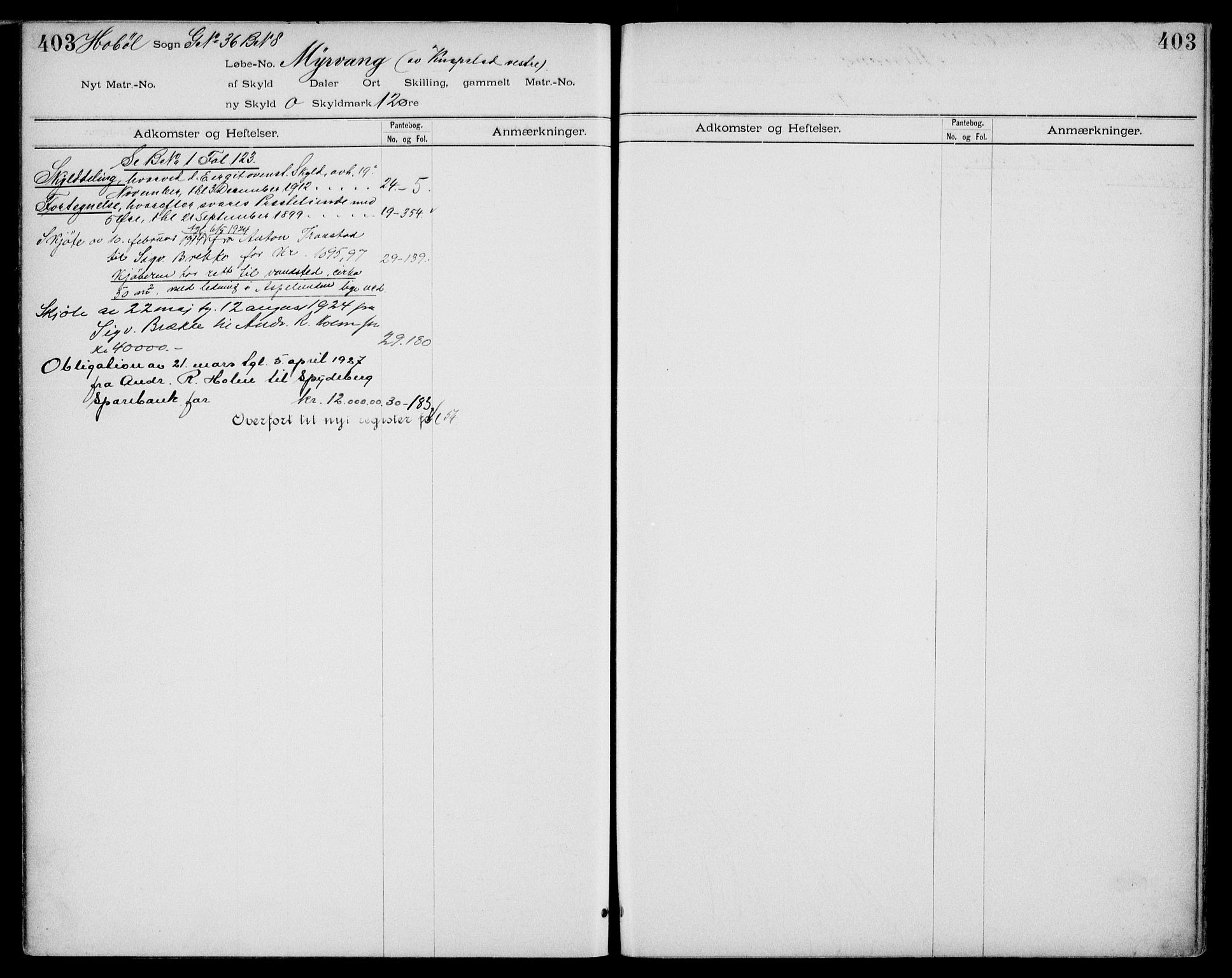 Moss sorenskriveri, AV/SAO-A-10168: Panteregister nr. IV 8b, 1733-1927, s. 403