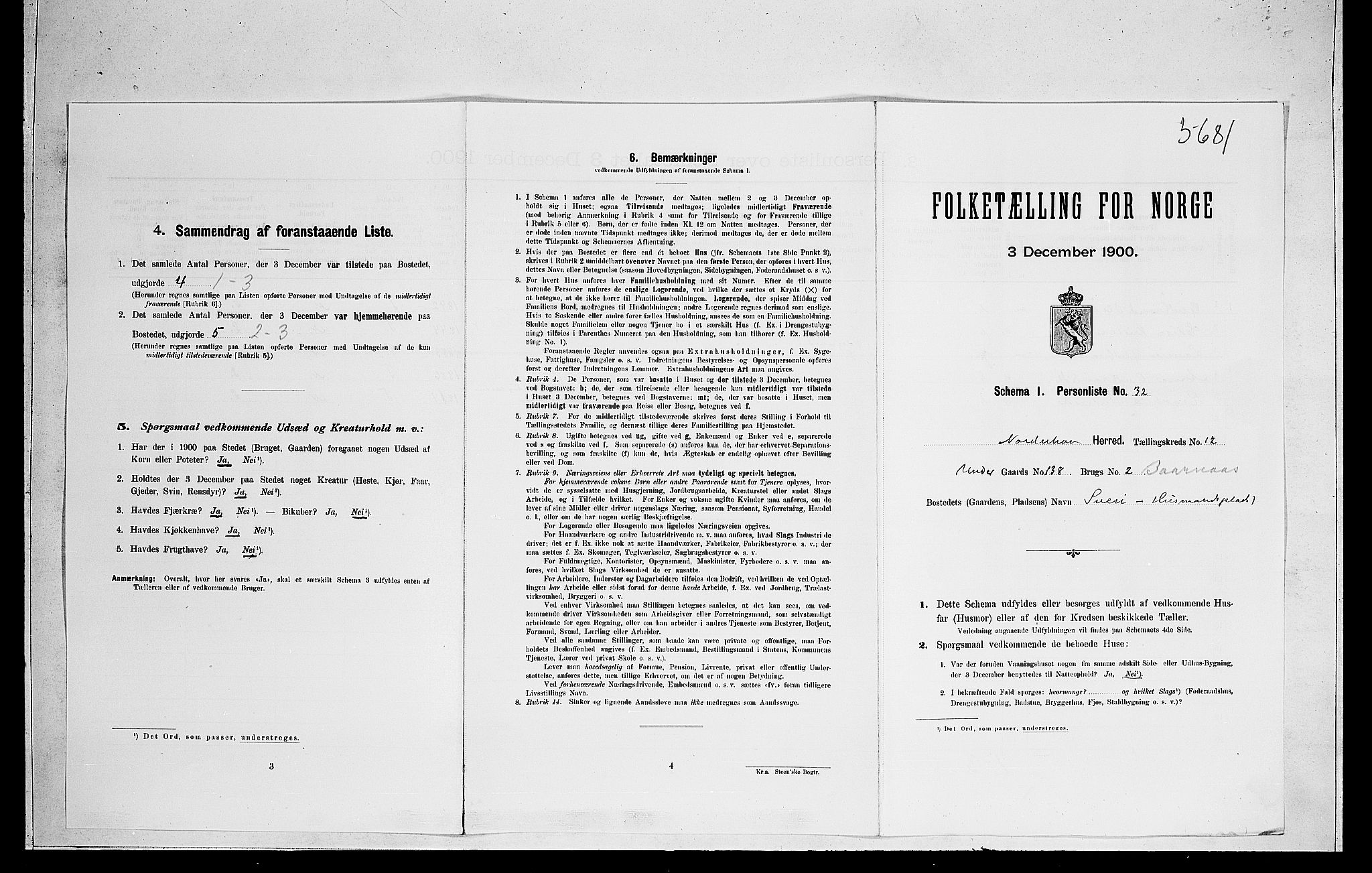 RA, Folketelling 1900 for 0613 Norderhov herred, 1900, s. 2701