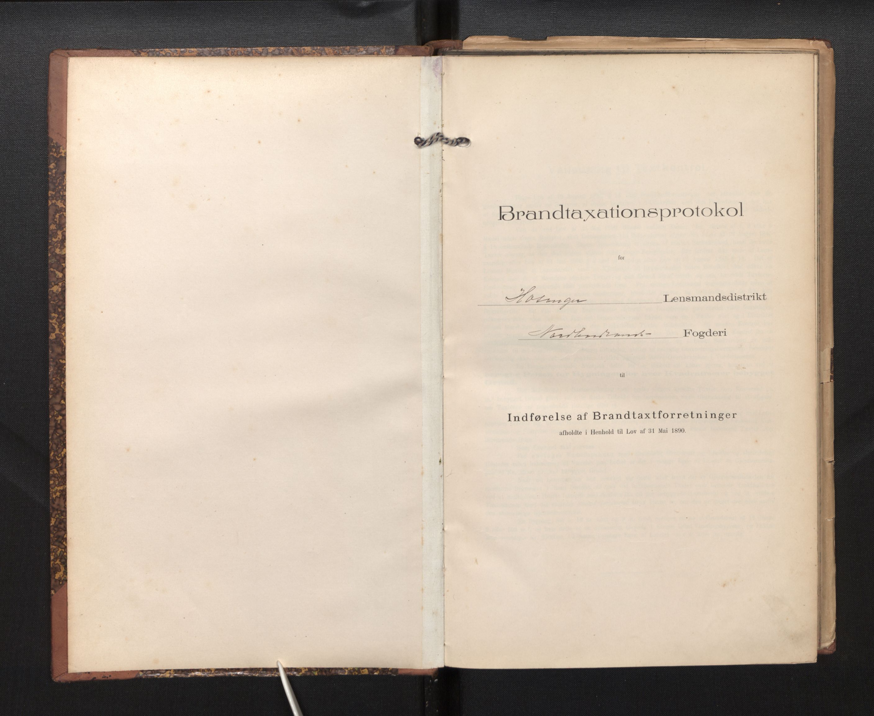 Lensmannen i Hosanger, AV/SAB-A-33001/0012/L0005: Branntakstprotokoll, skjematakst, 1905-1916